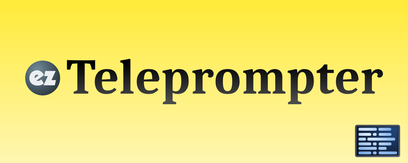 EZ Teleprompter