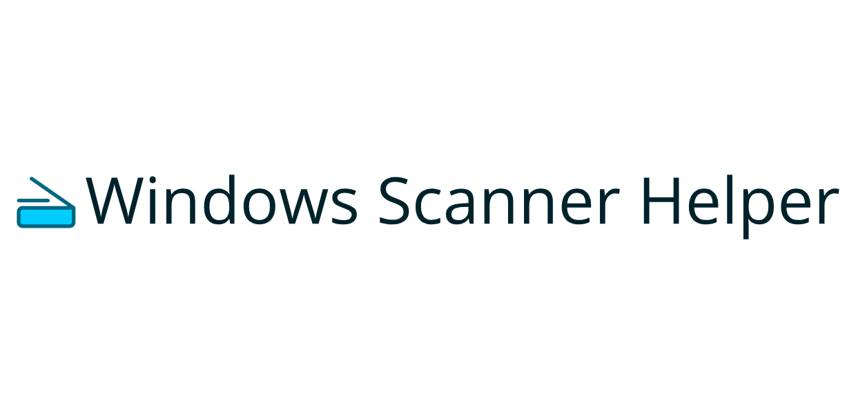 Windows Scanner Helper