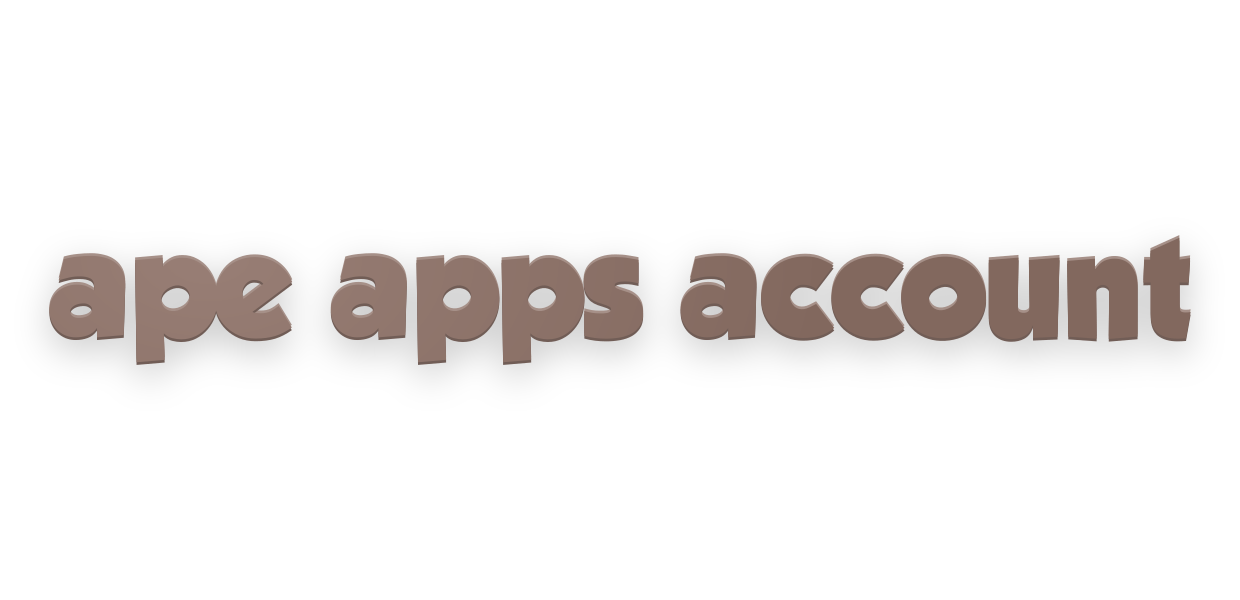 Ape Apps Accounts