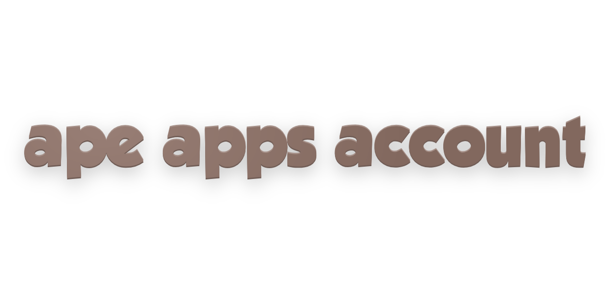 Ape Apps Accounts