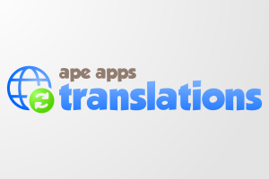 Ape Apps Translations media
