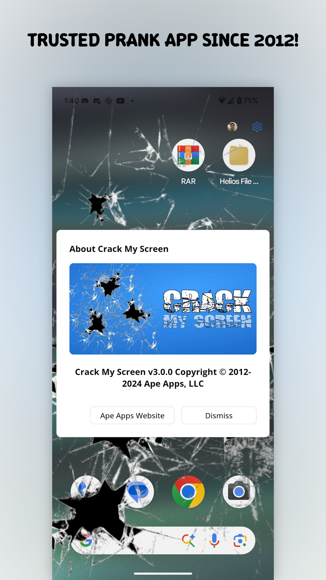 Crack My Screen screenshot