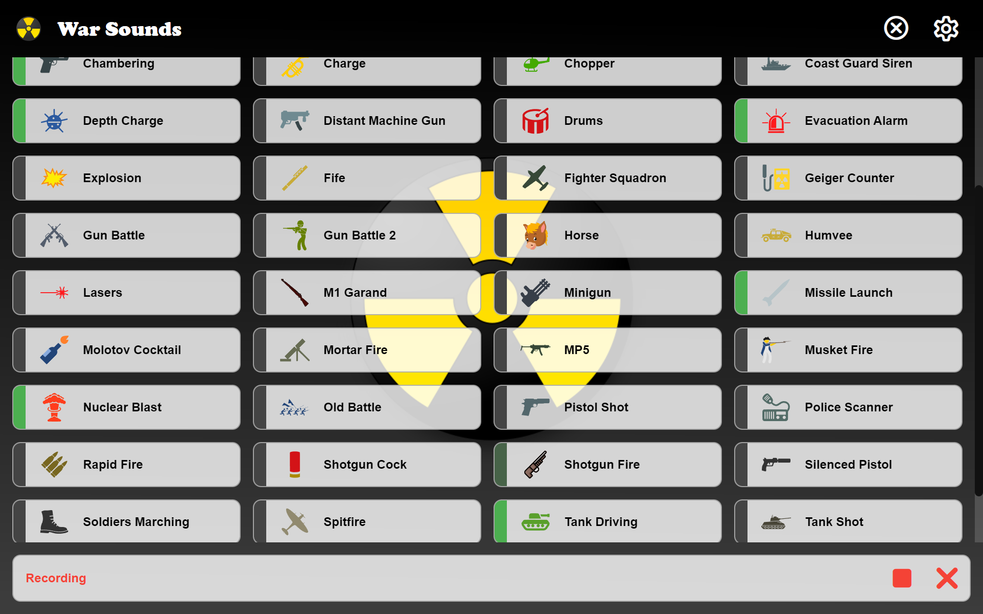 War Sounds screenshot