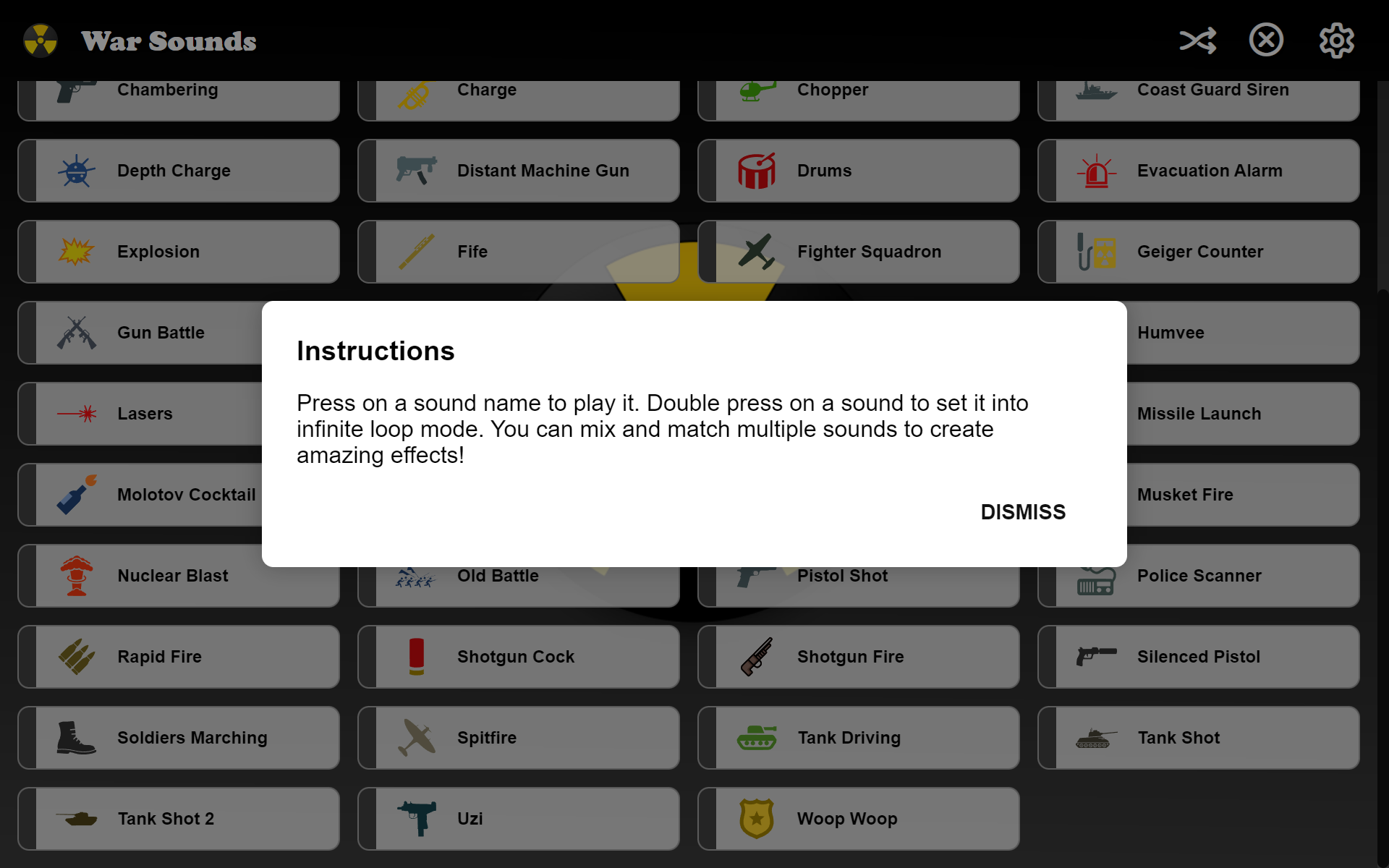 War Sounds screenshot