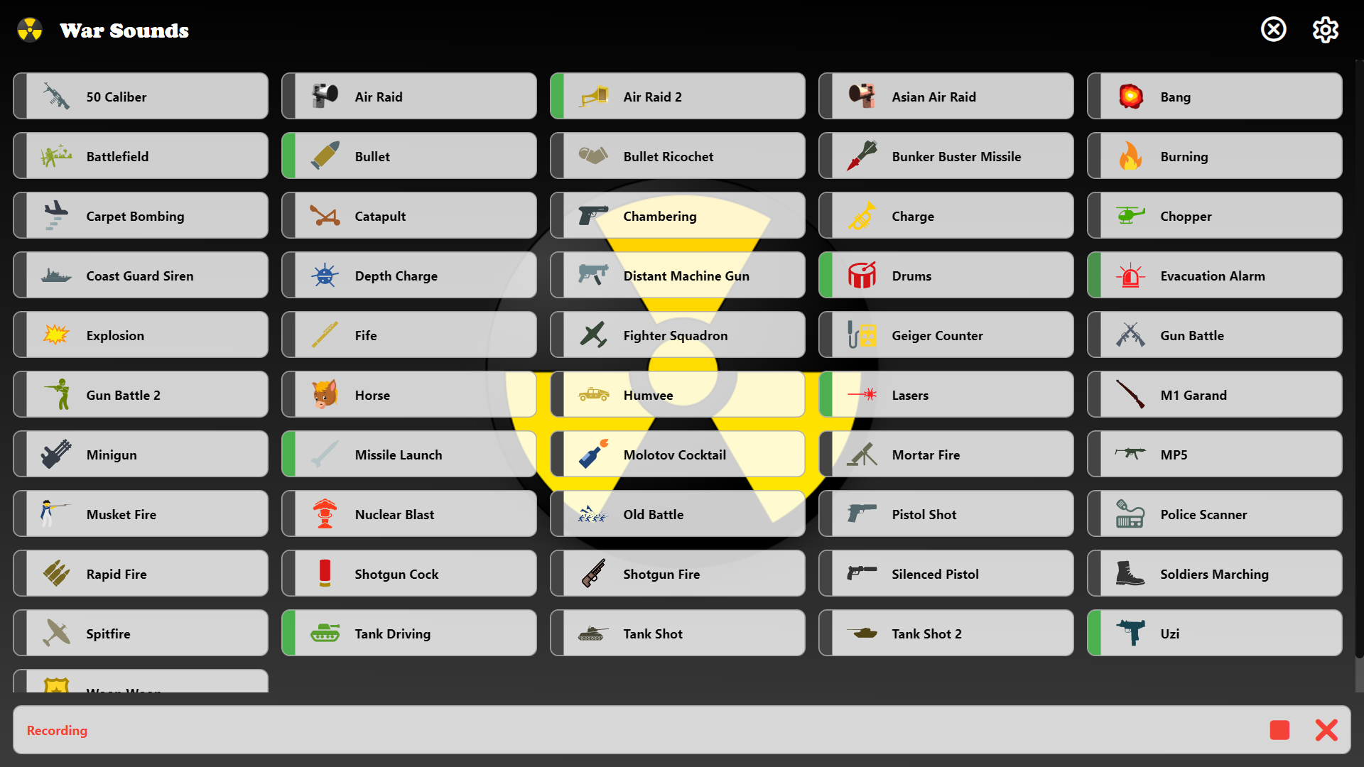 War Sounds screenshot