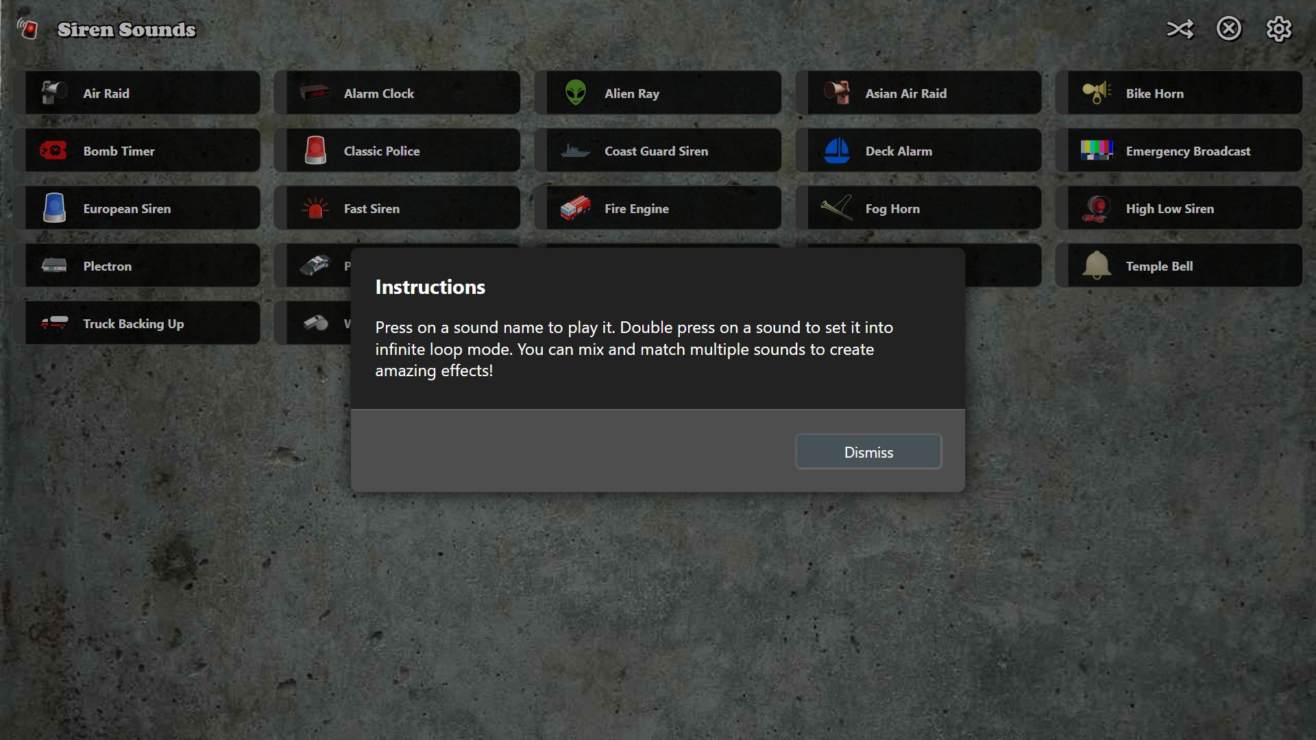 Siren Sounds screenshot