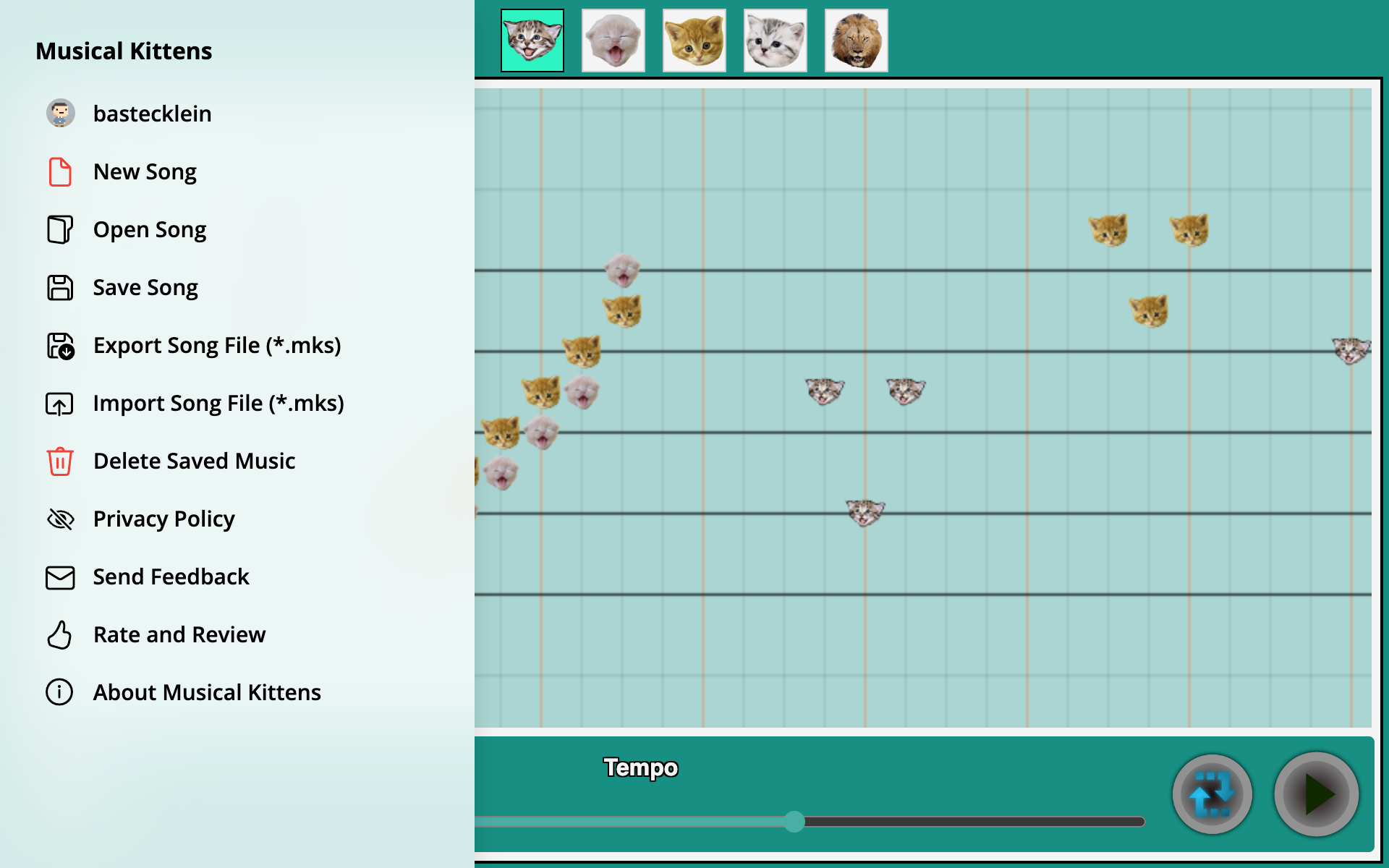 Musical Kittens screenshot