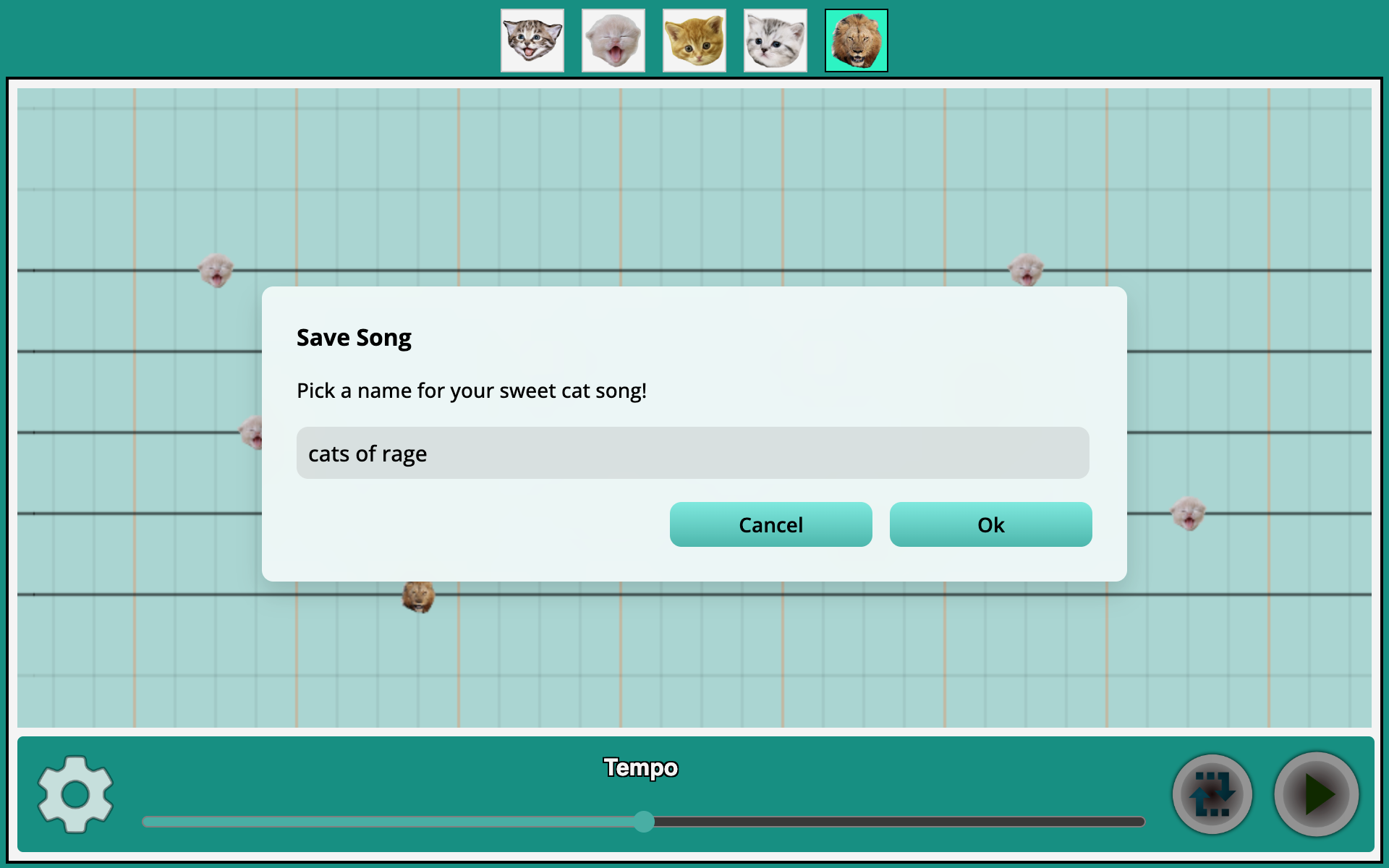 Musical Kittens screenshot