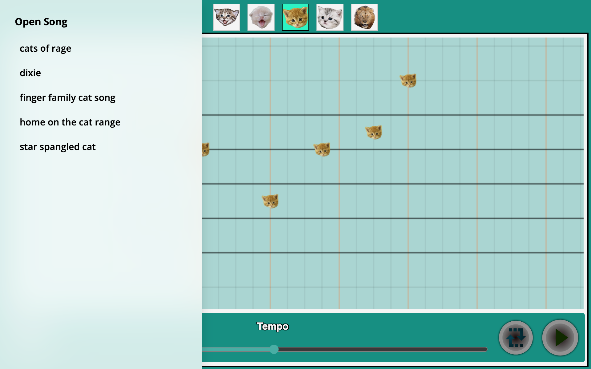 Musical Kittens screenshot