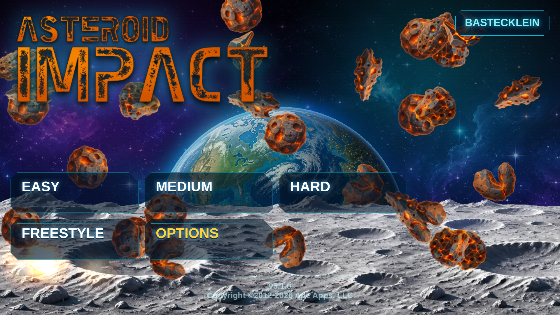 Asteroid Impact screenshot