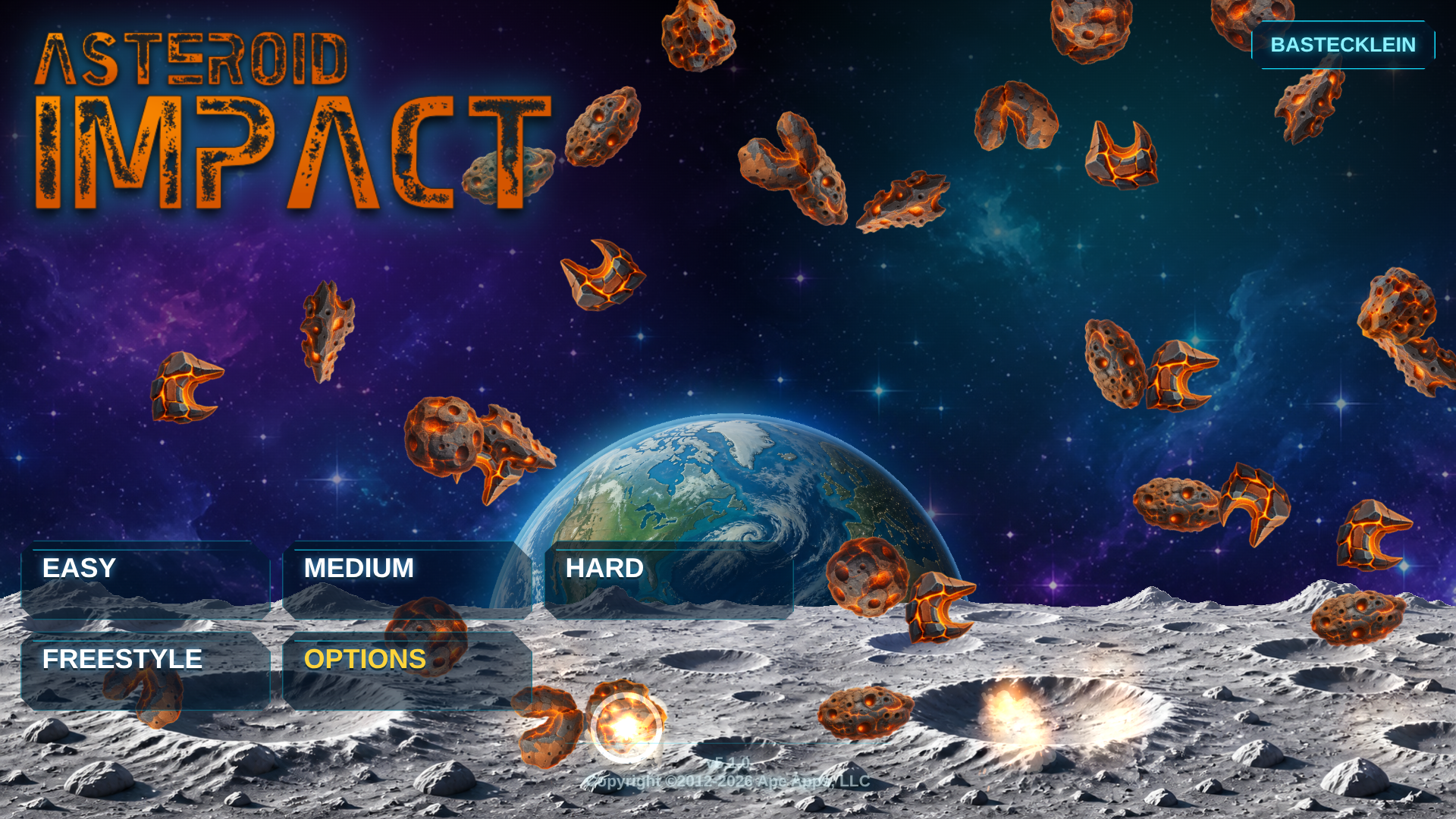 Asteroid Impact screenshot