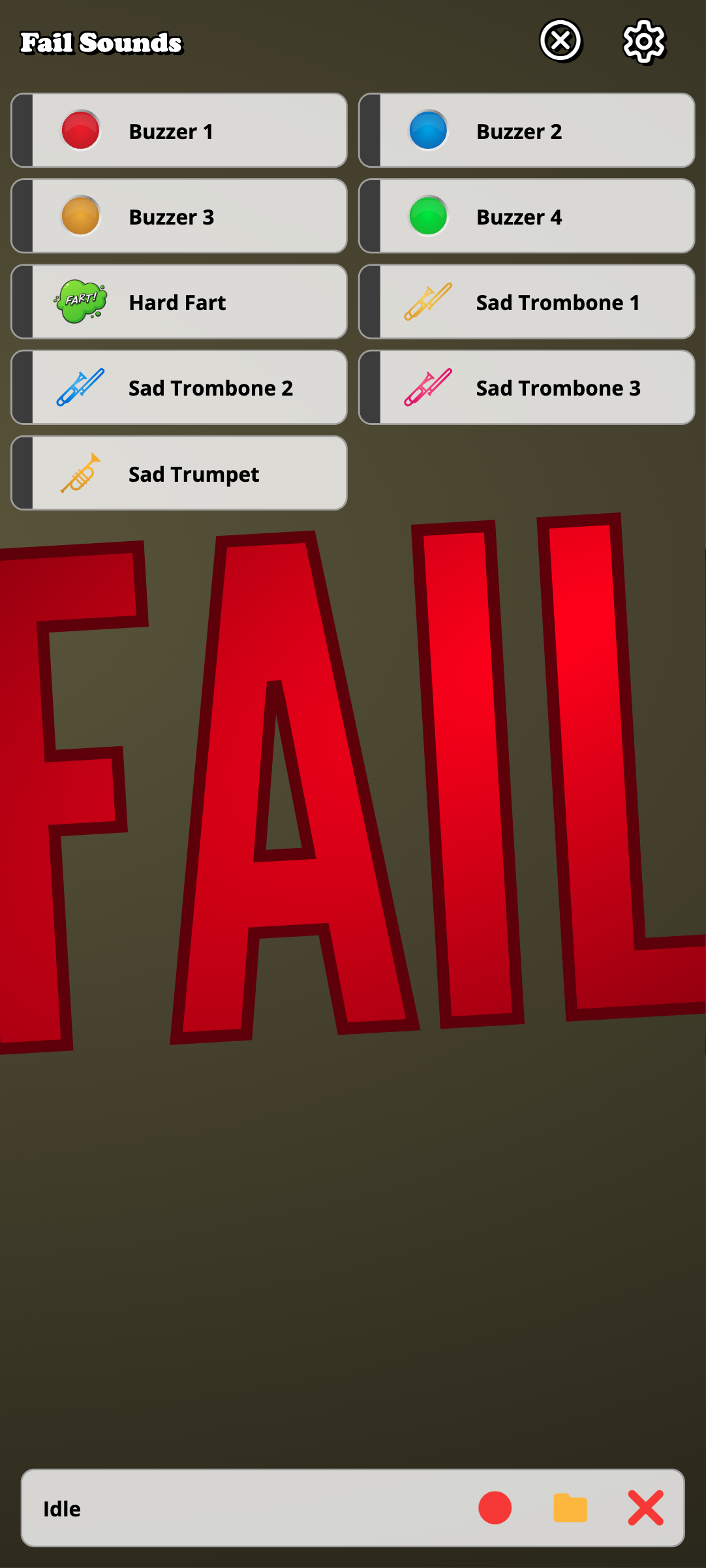 Fail Sounds screenshot