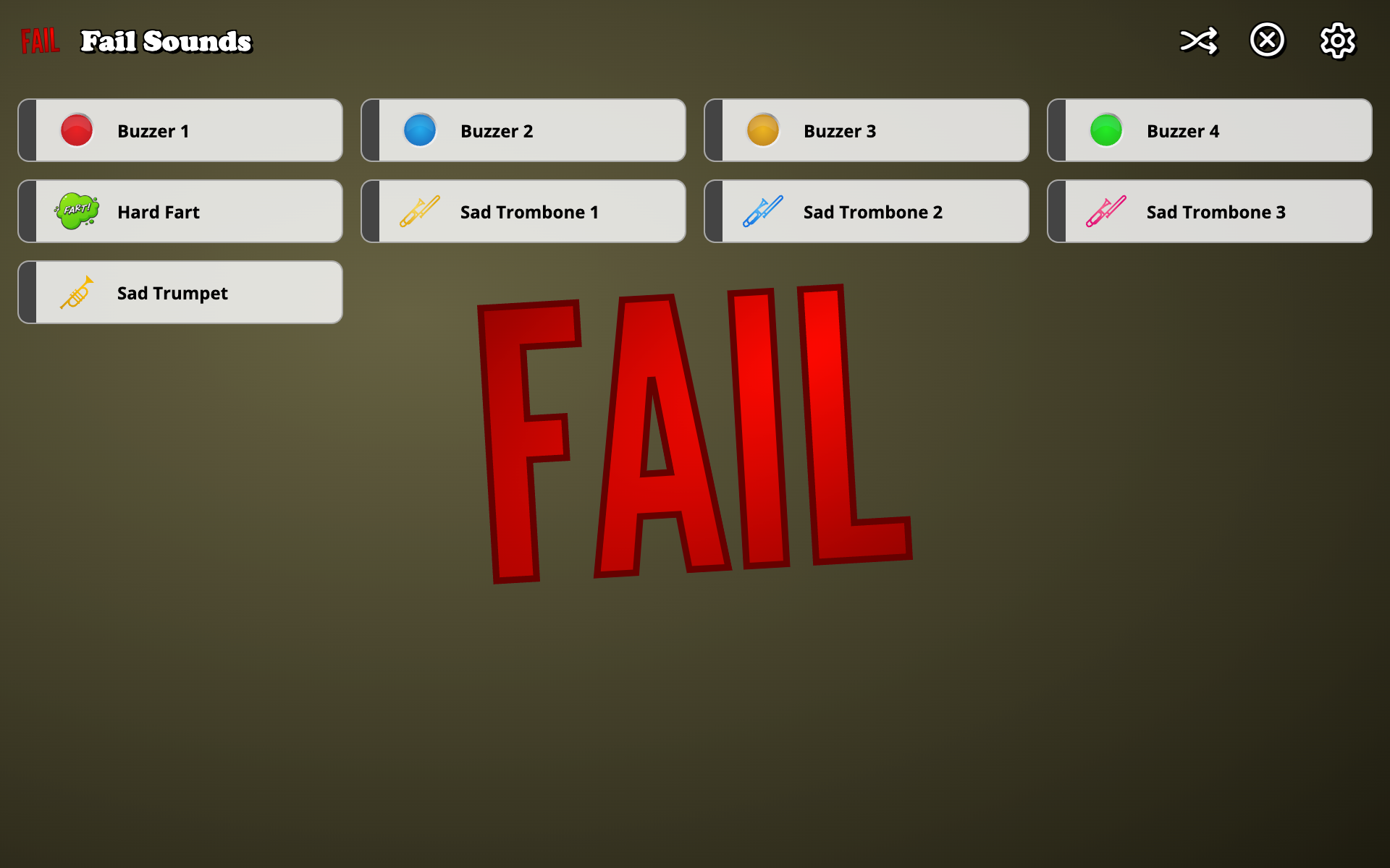 Fail Sounds screenshot