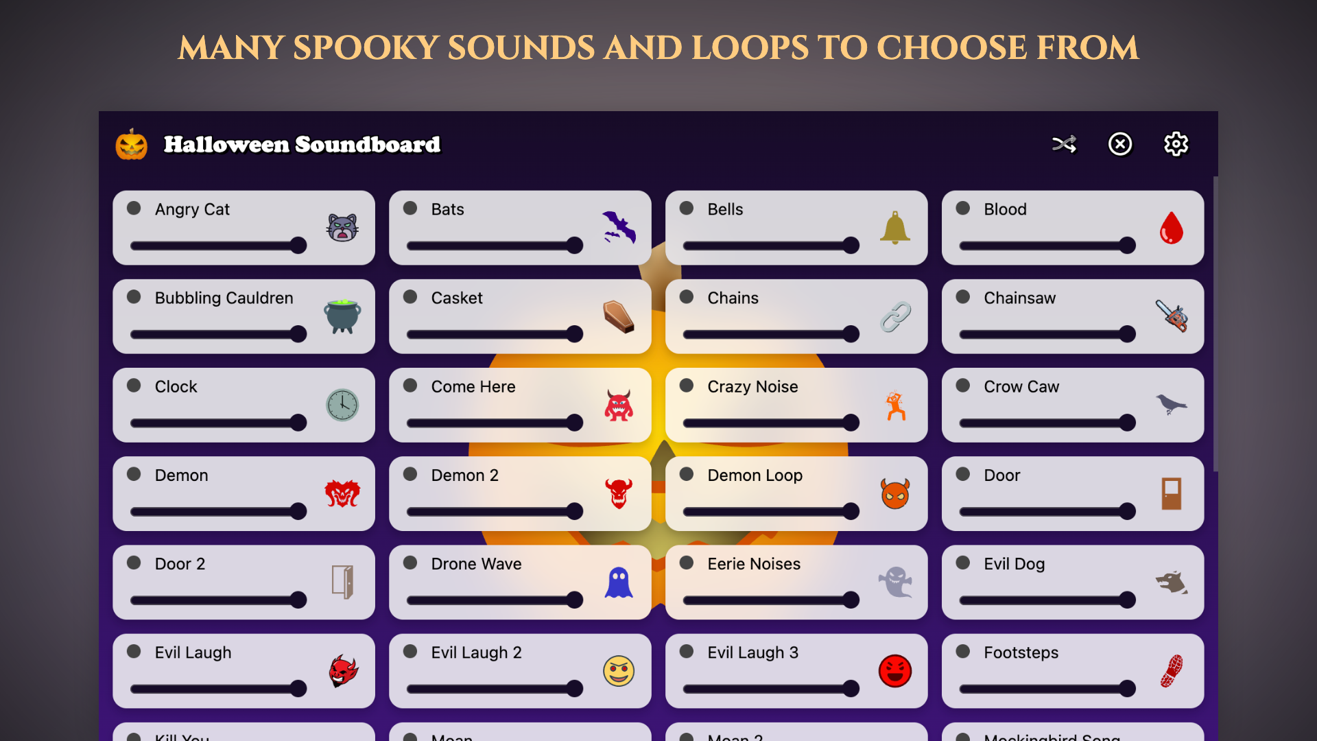Halloween Soundboard screenshot