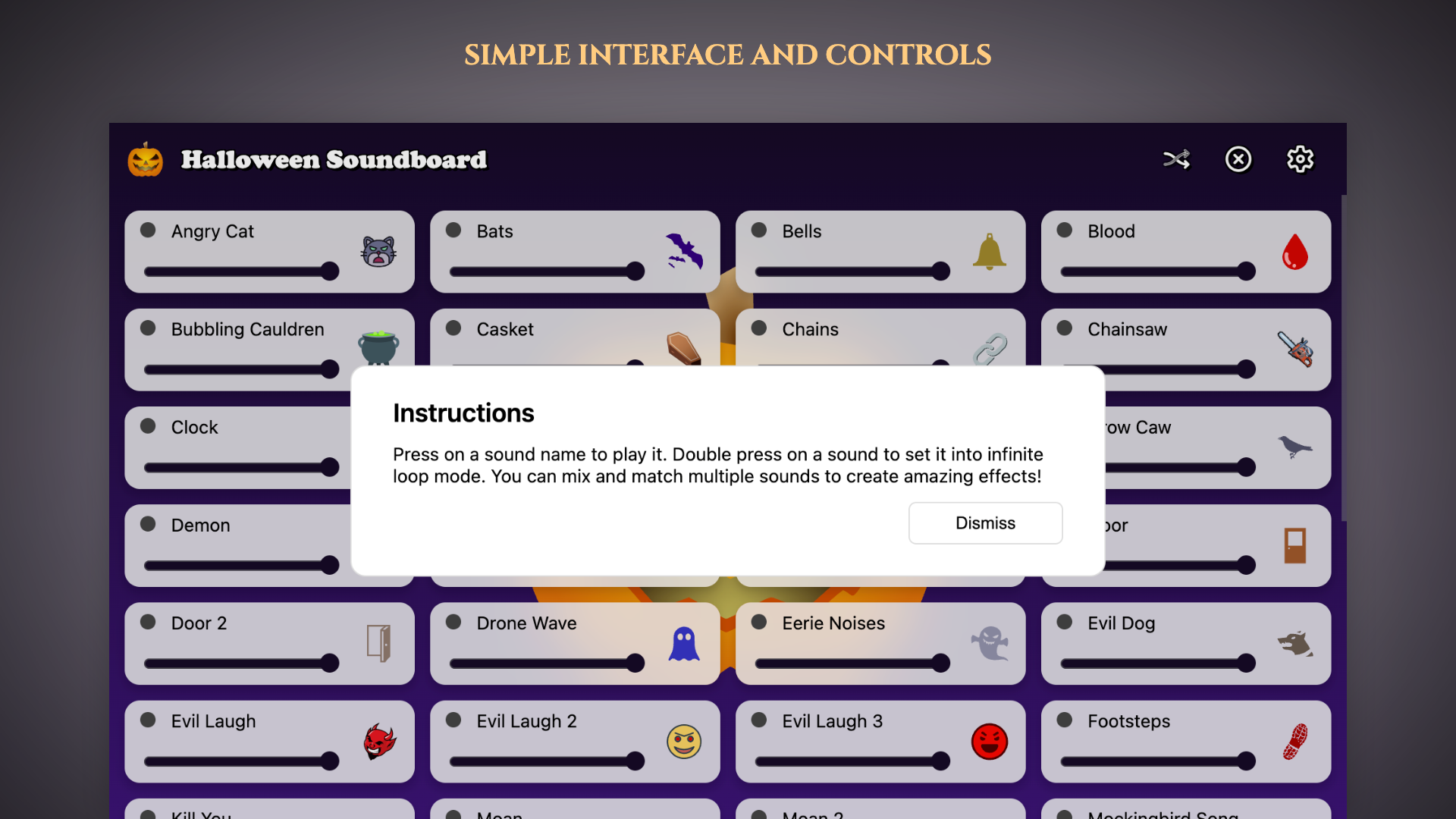 Halloween Soundboard screenshot