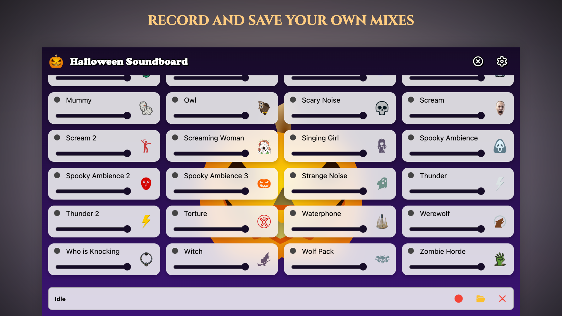 Halloween Soundboard screenshot