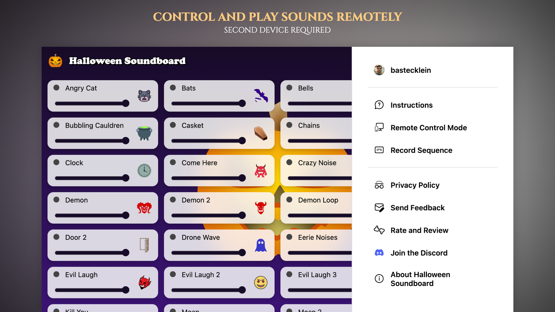 Halloween Soundboard screenshot