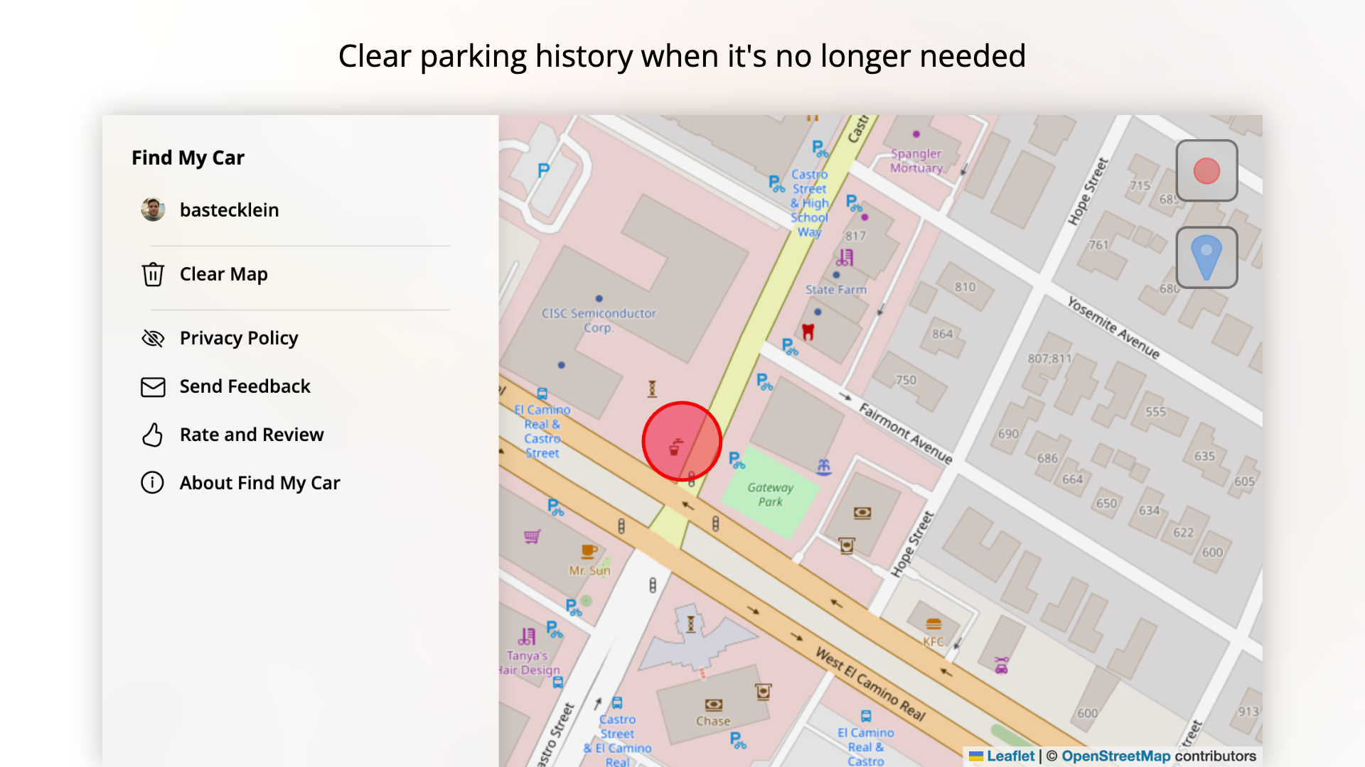 Find My Car screenshot