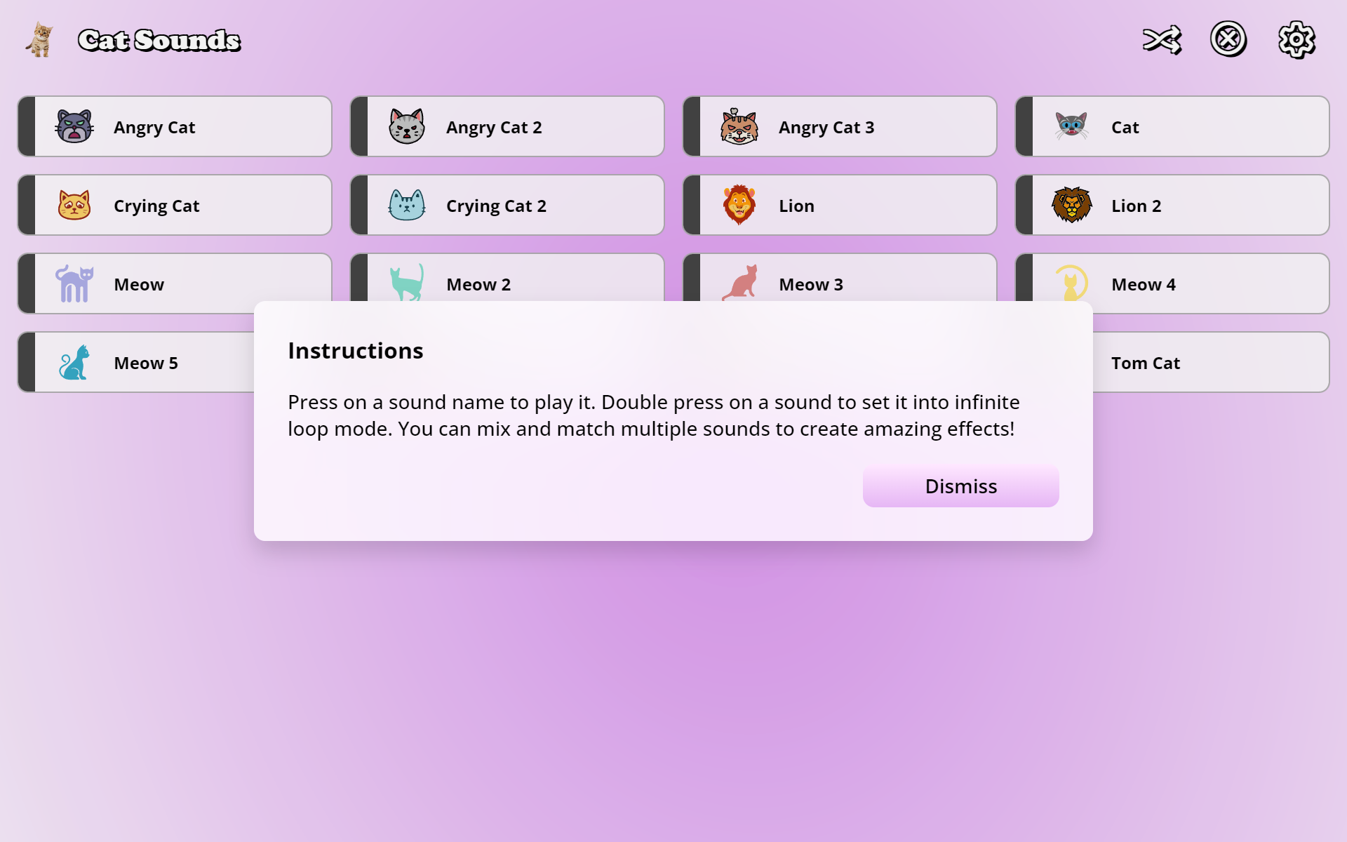 Cat Sounds screenshot