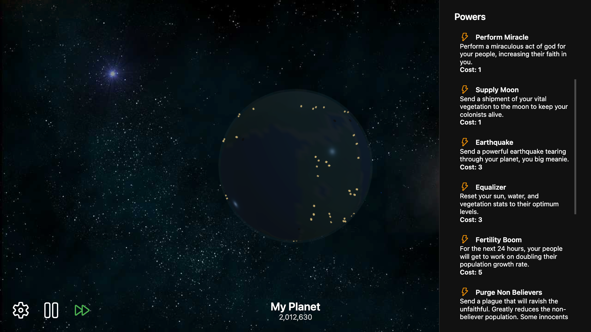 My Planet screenshot