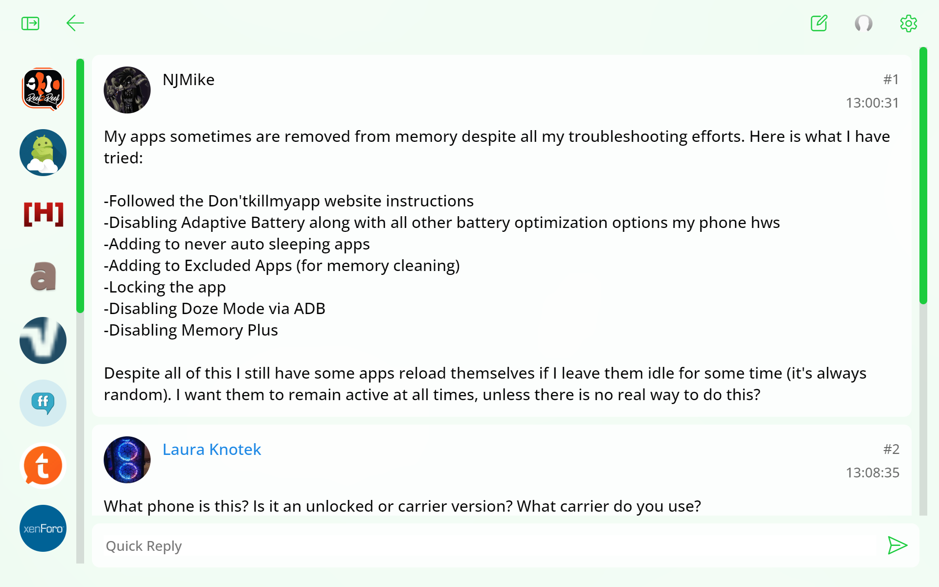 Forum Fiend screenshot