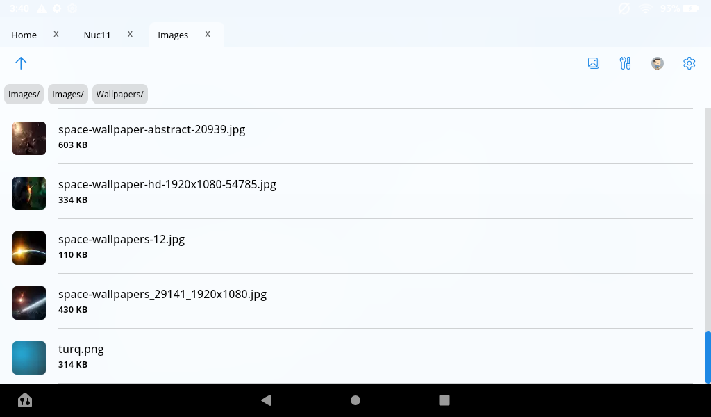 Network Browser screenshot
