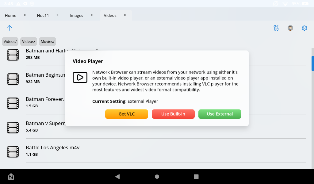 Network Browser screenshot