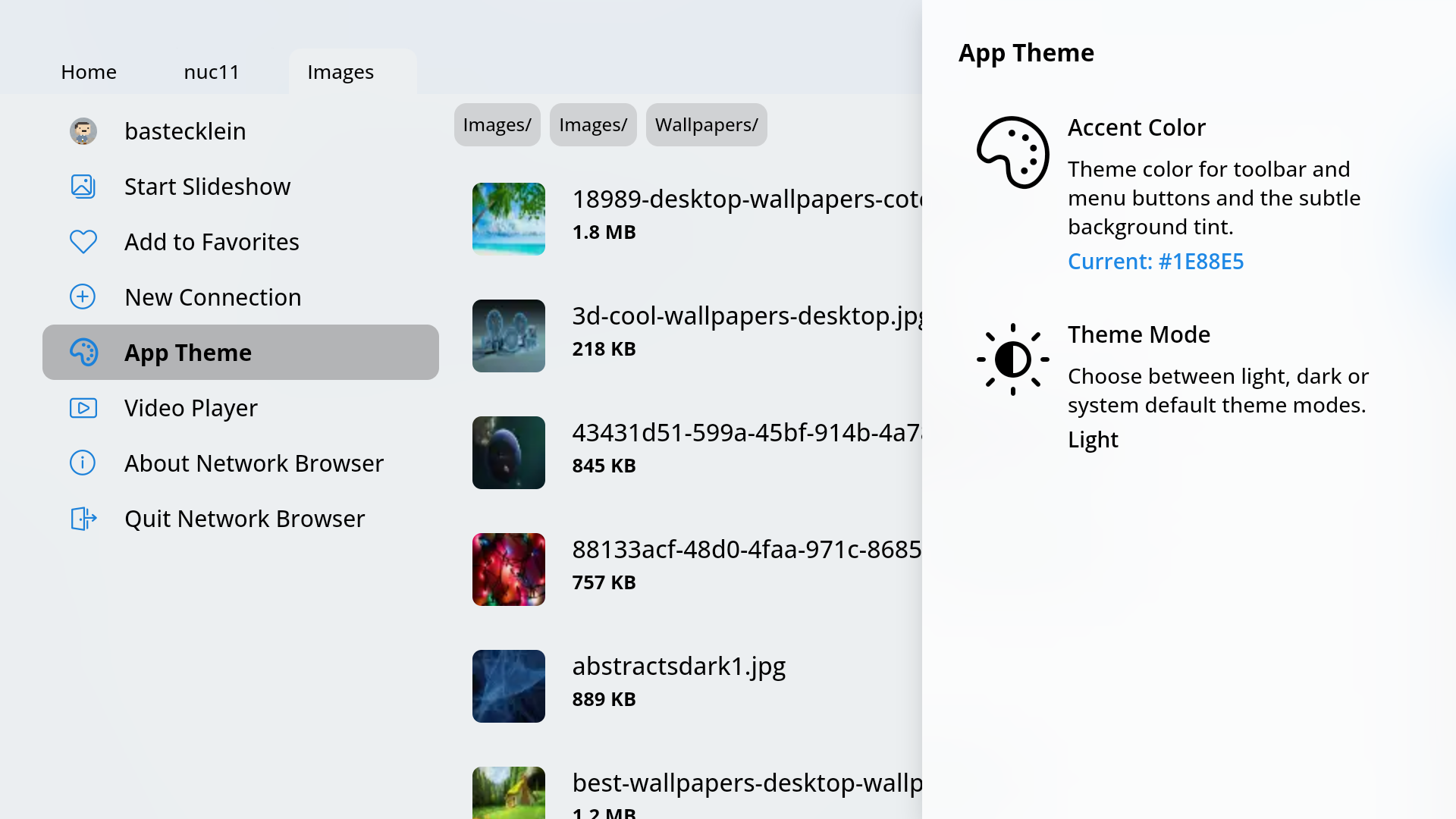 Network Browser screenshot