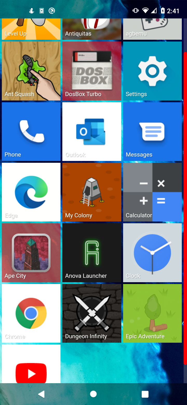 Tile Launcher screenshot