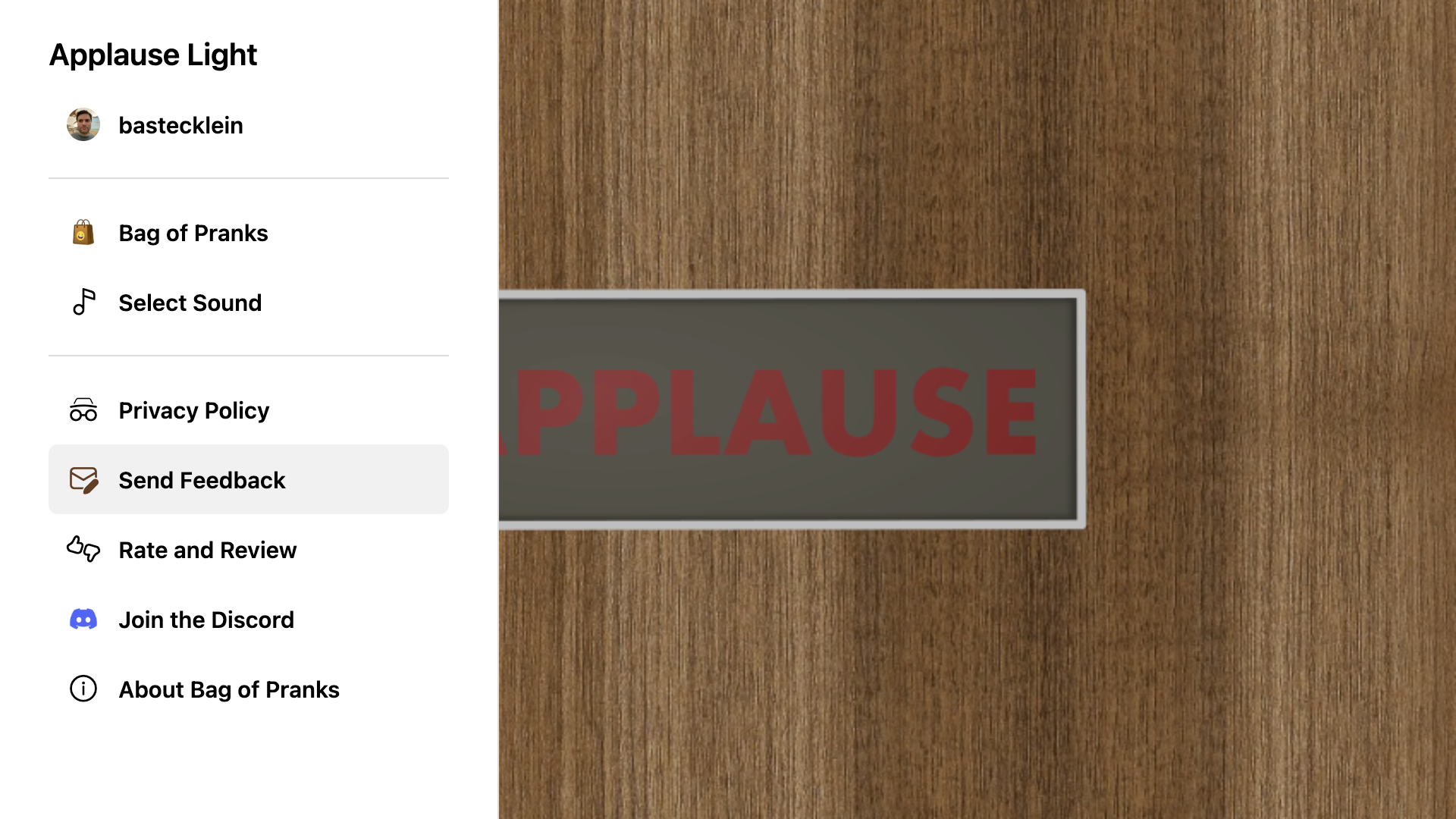 Applause Light screenshot
