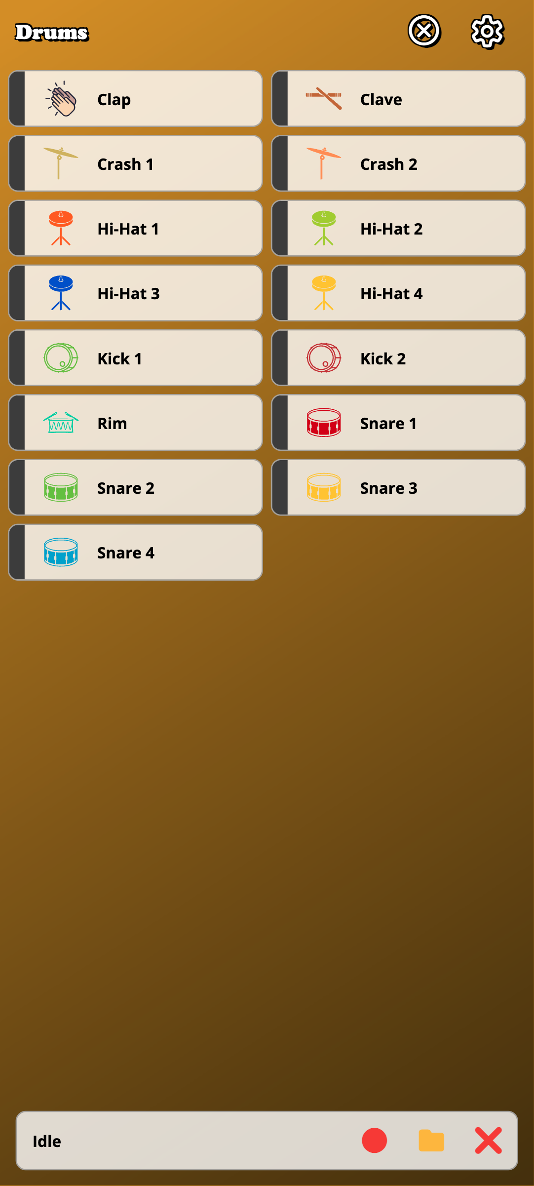 Drums screenshot