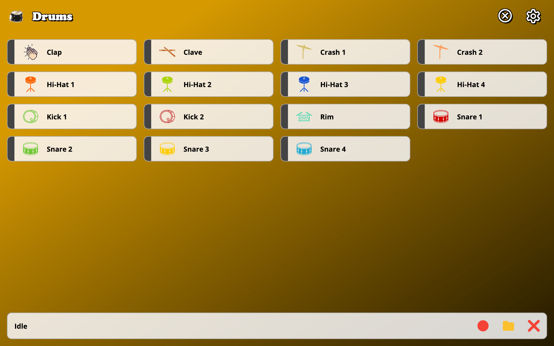 Drums screenshot