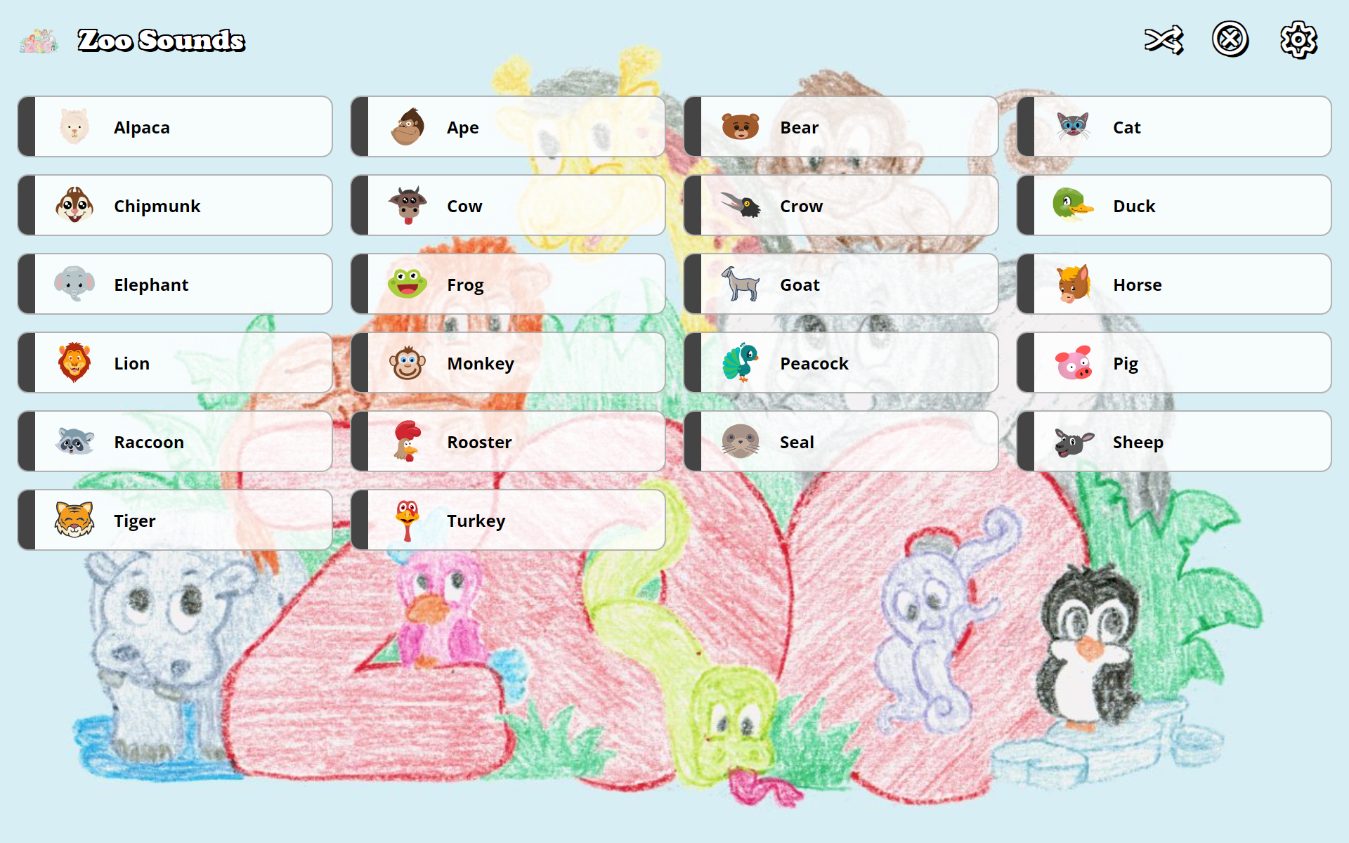 Zoo Sounds screenshot