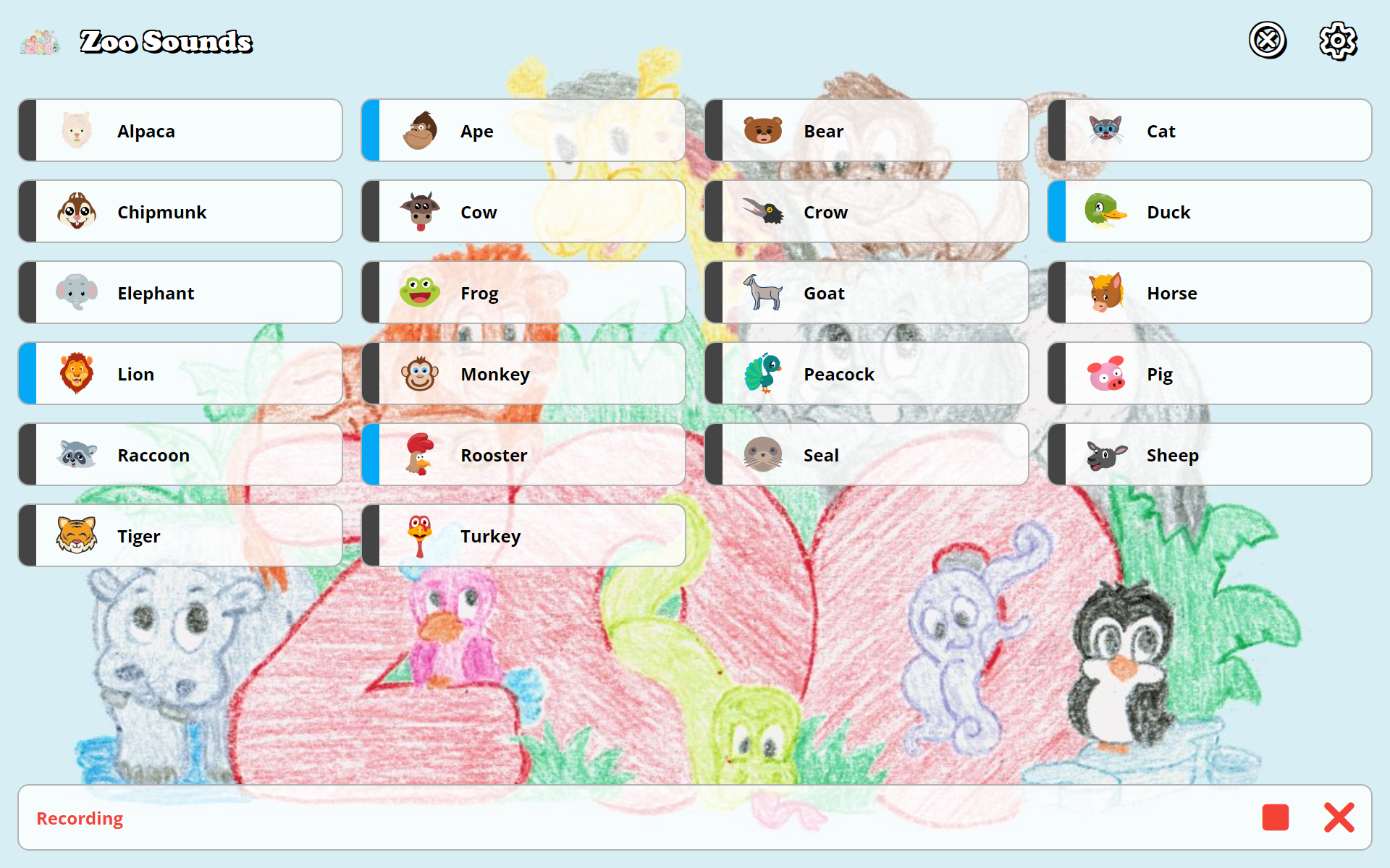 Zoo Sounds screenshot