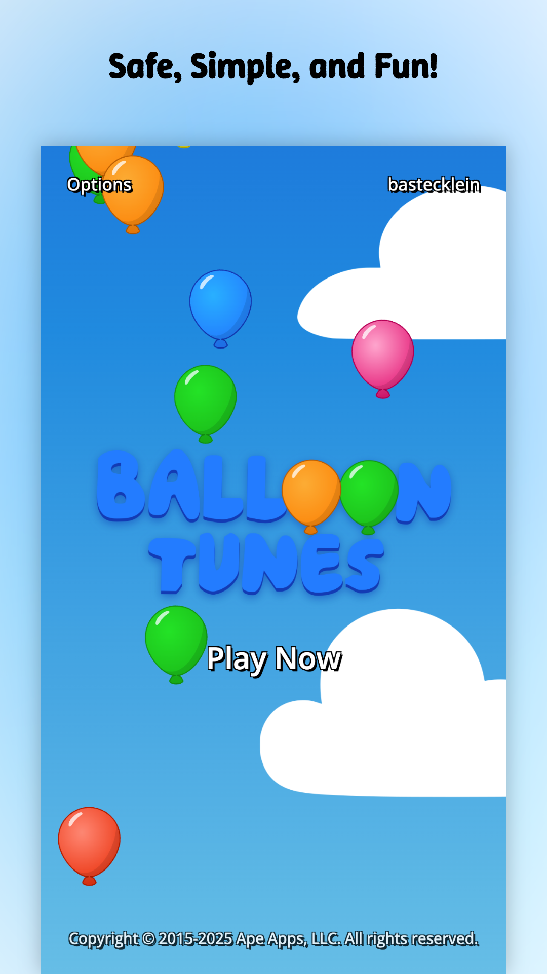 Balloon Tunes screenshot
