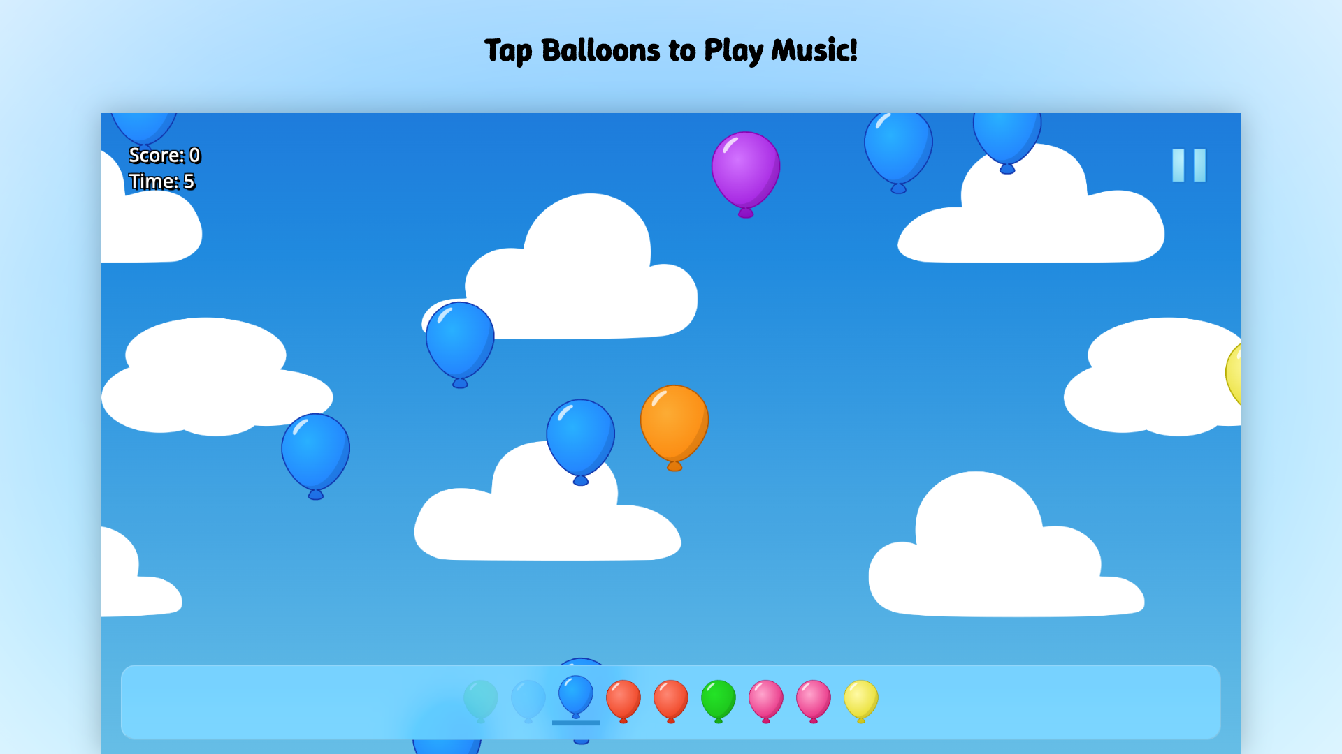 Balloon Tunes screenshot