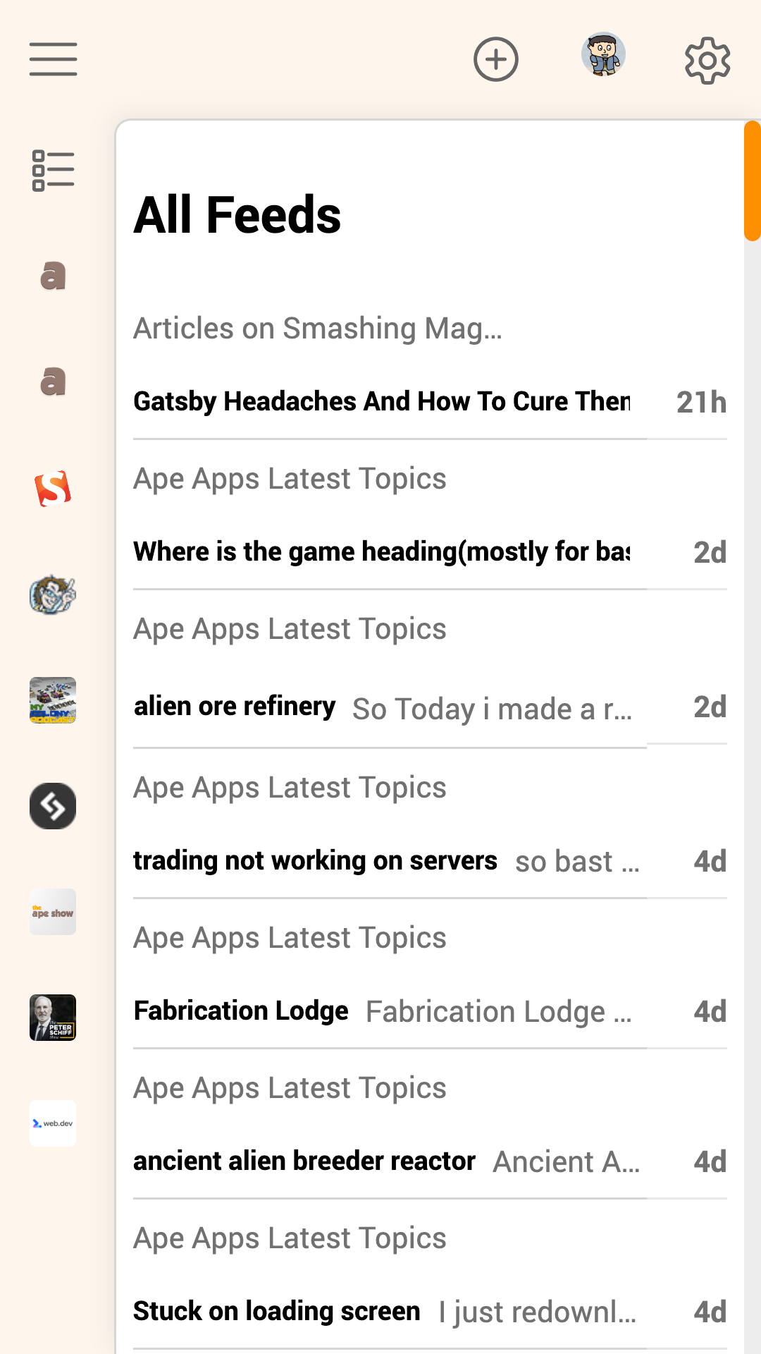 Boom Feed screenshot