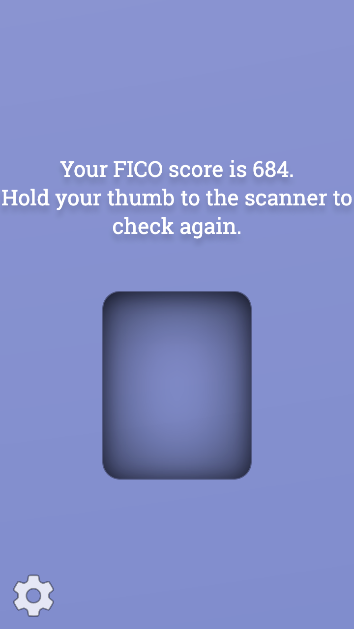 Credit Score Test screenshot