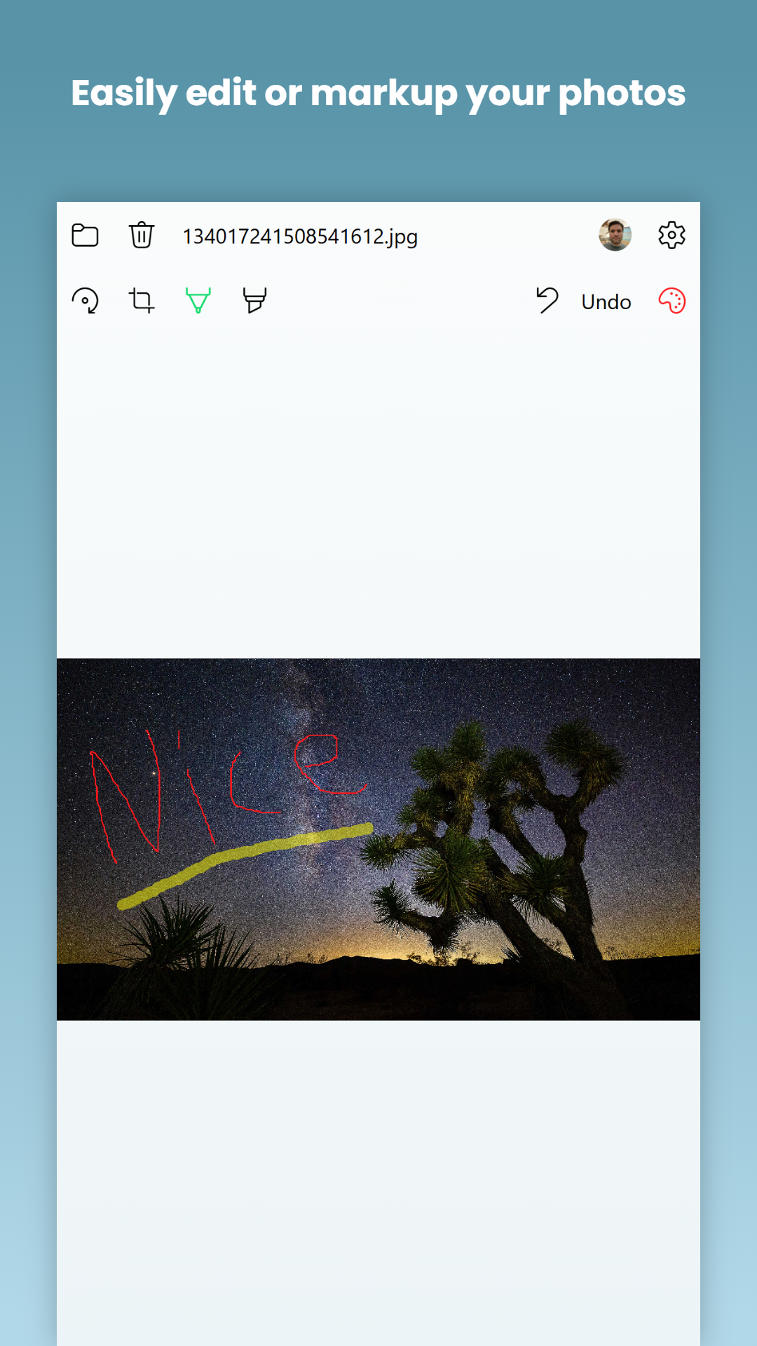 Photag screenshot