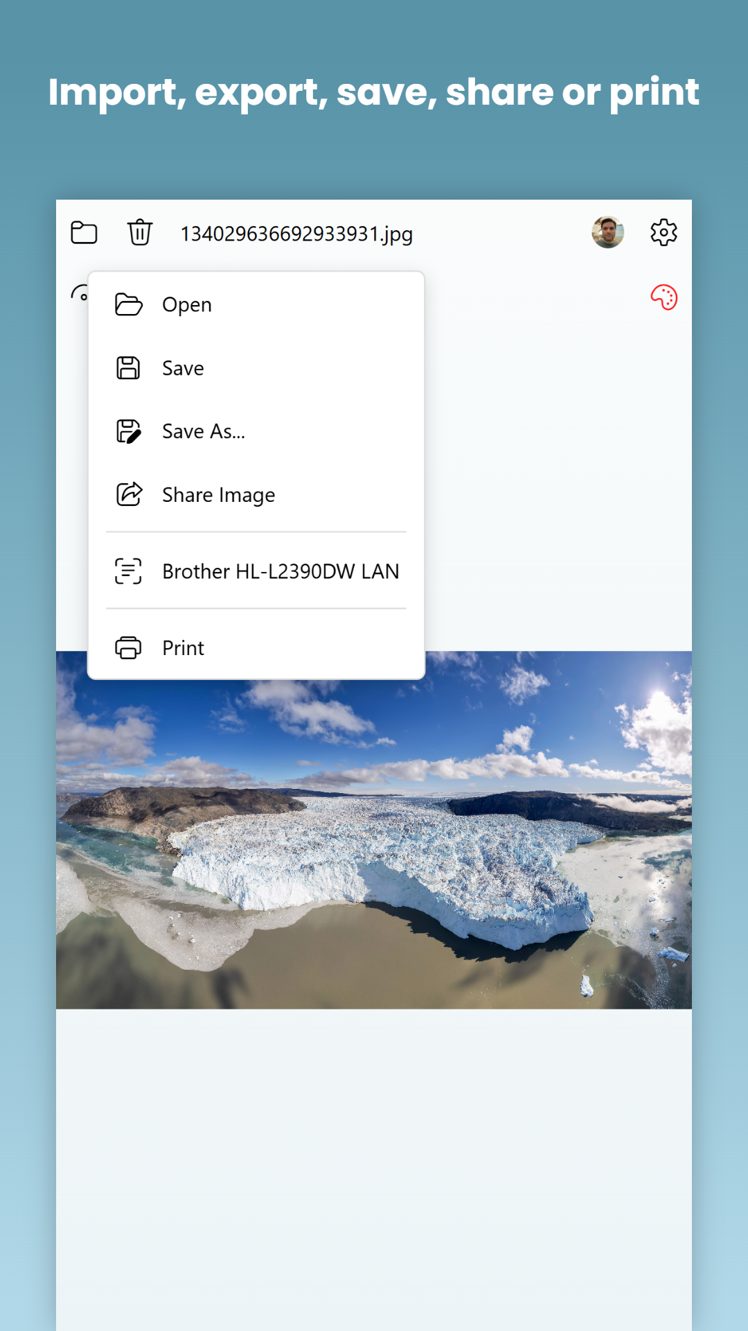Photag screenshot