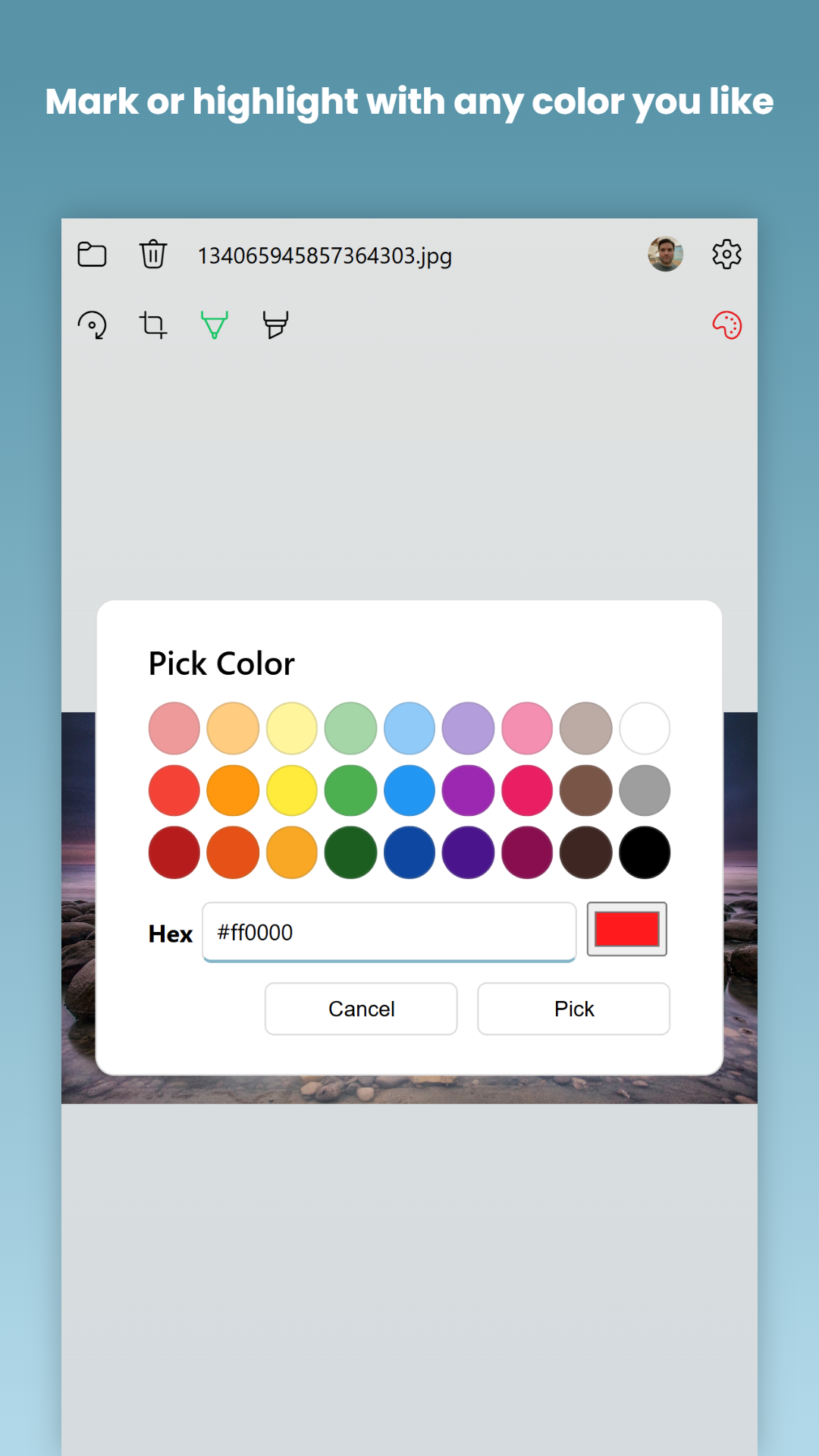 Photag screenshot