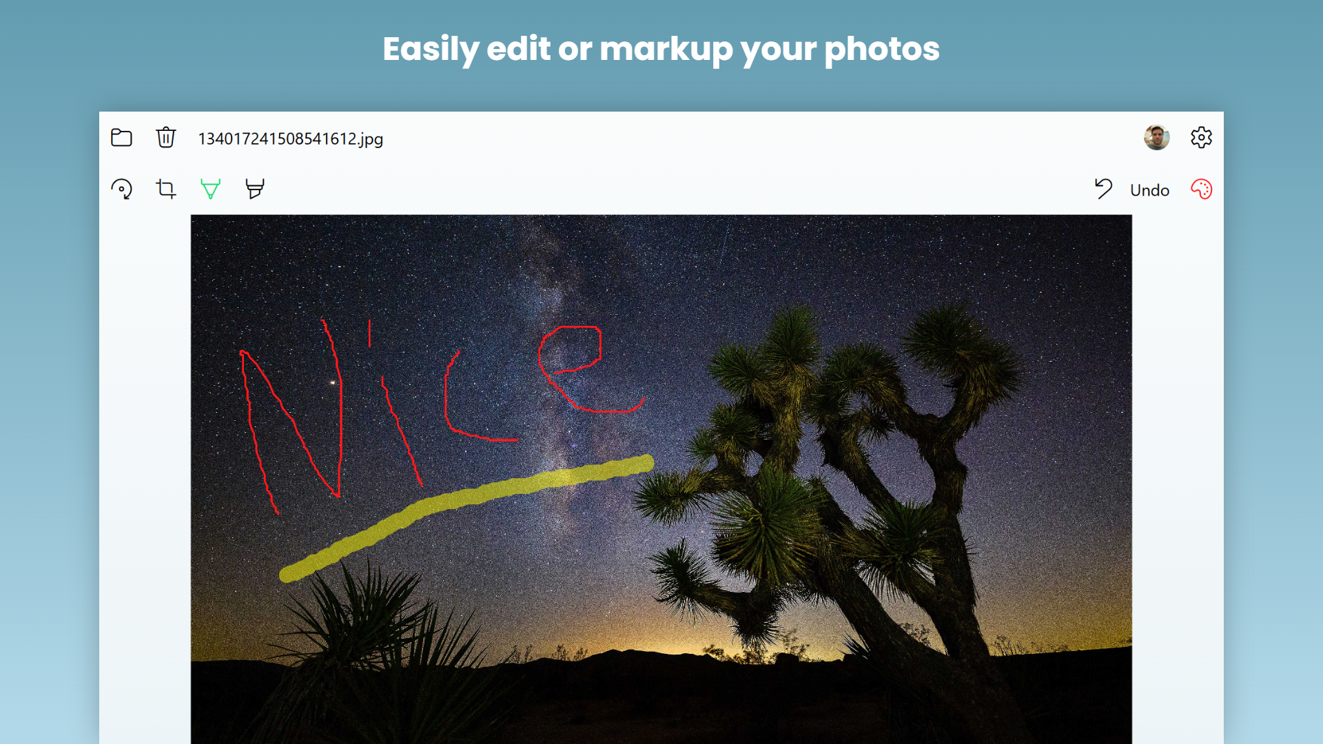 Photag screenshot