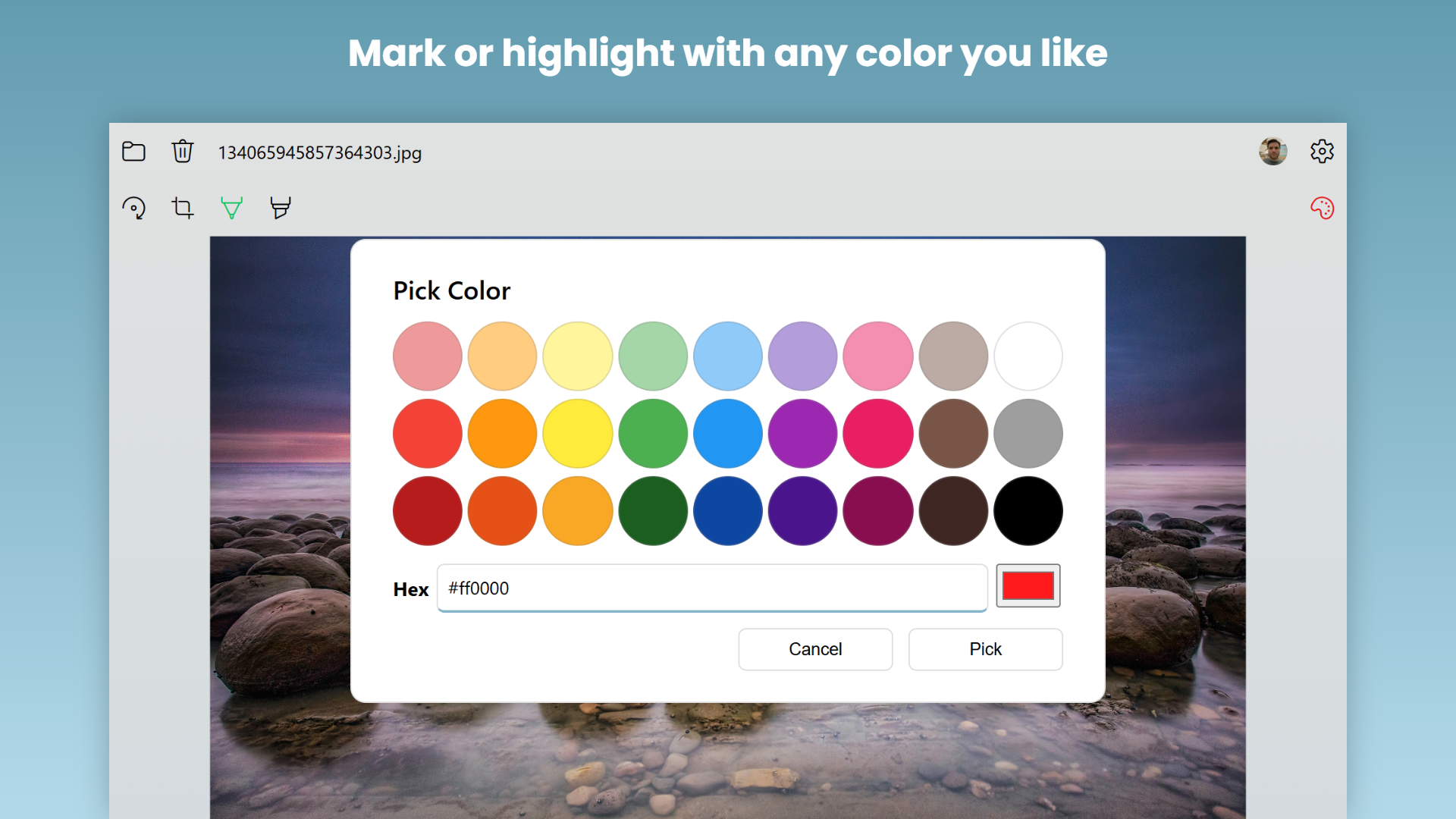 Photag screenshot