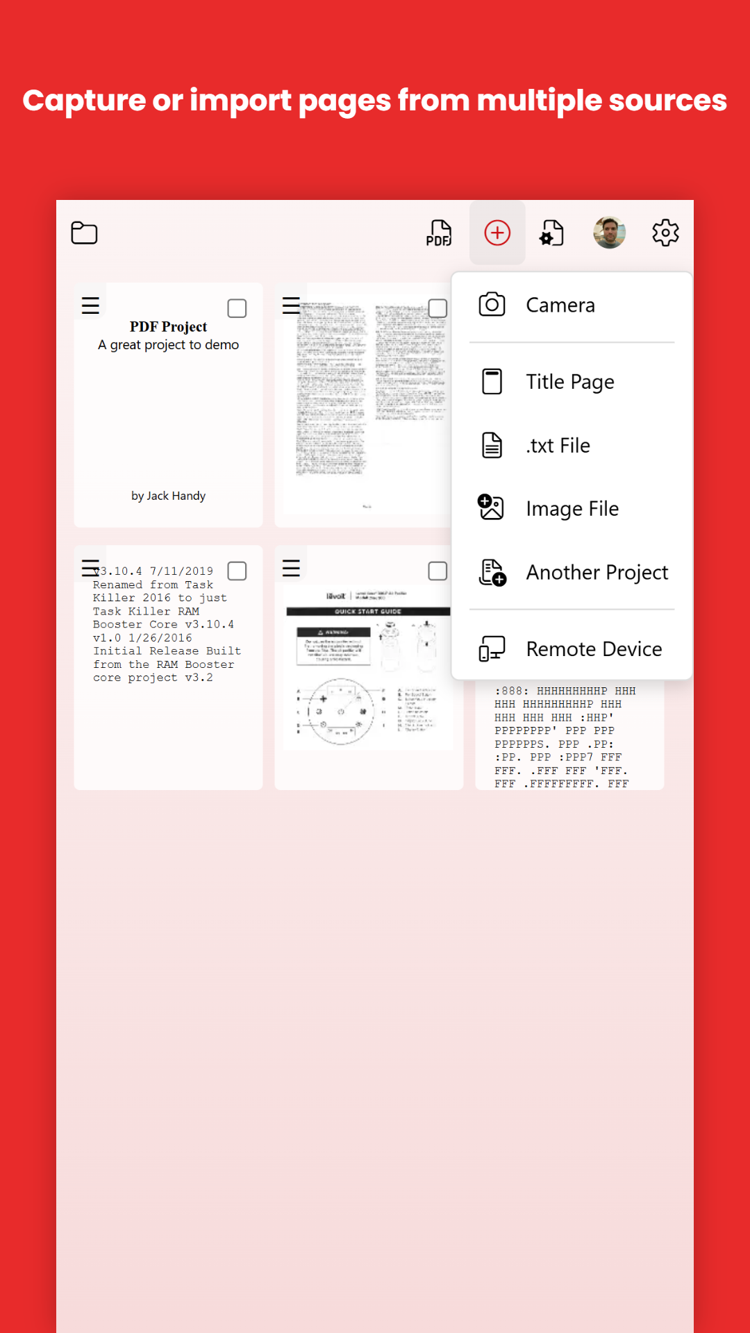 PDF Document Scanner screenshot