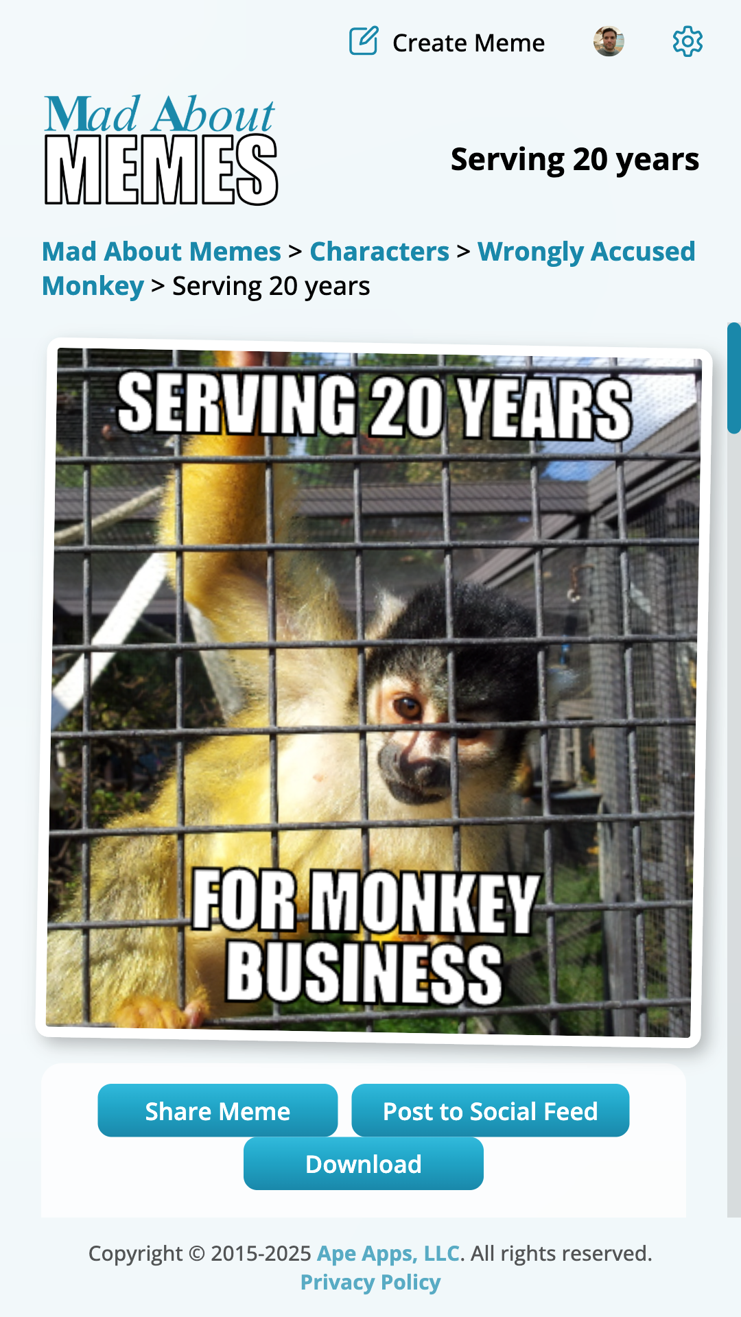Mad About Memes screenshot