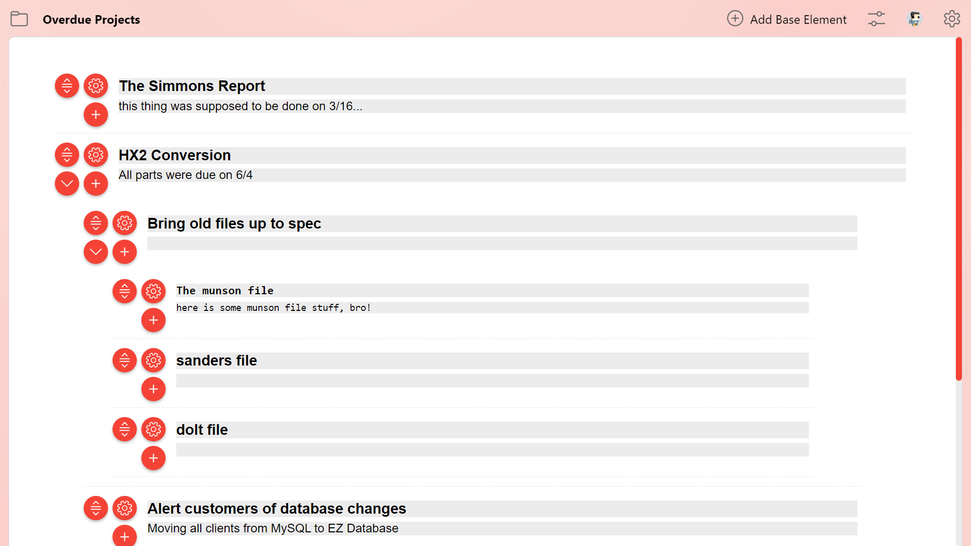 EZ Outliner screenshot