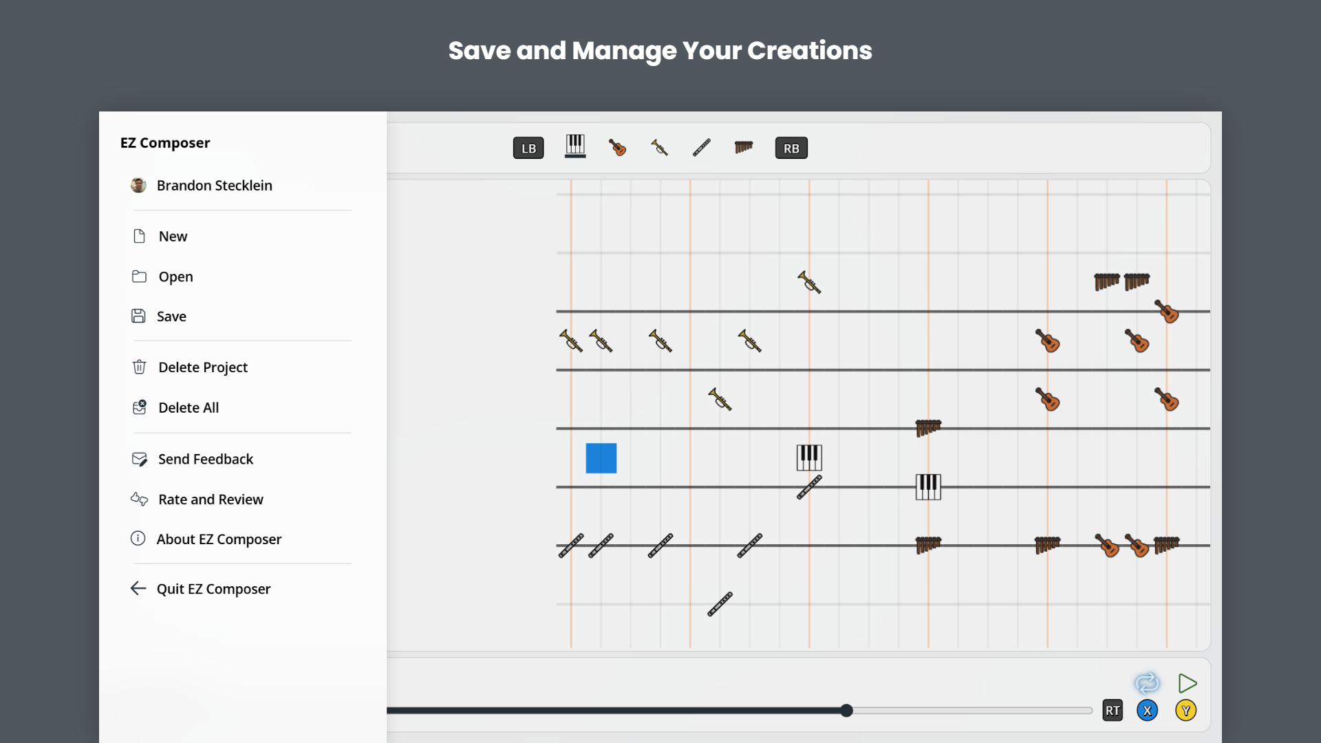 EZ Composer screenshot