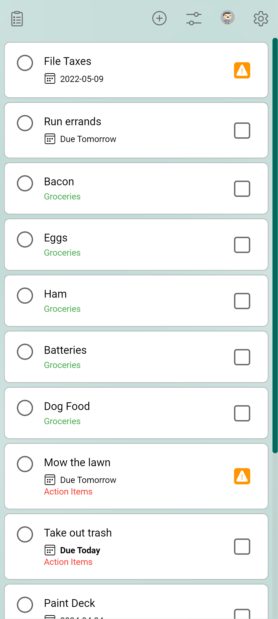 EZ Tasks screenshot