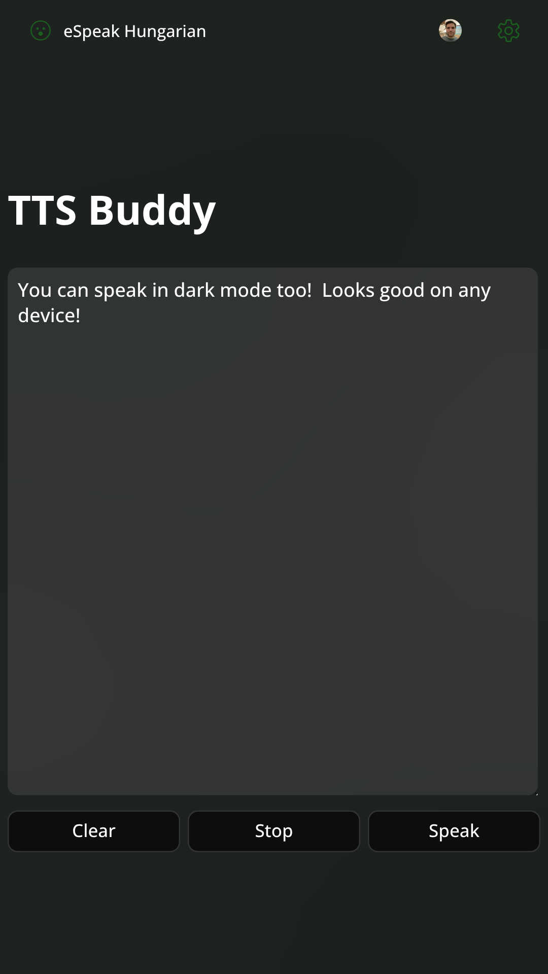 TTS Buddy screenshot