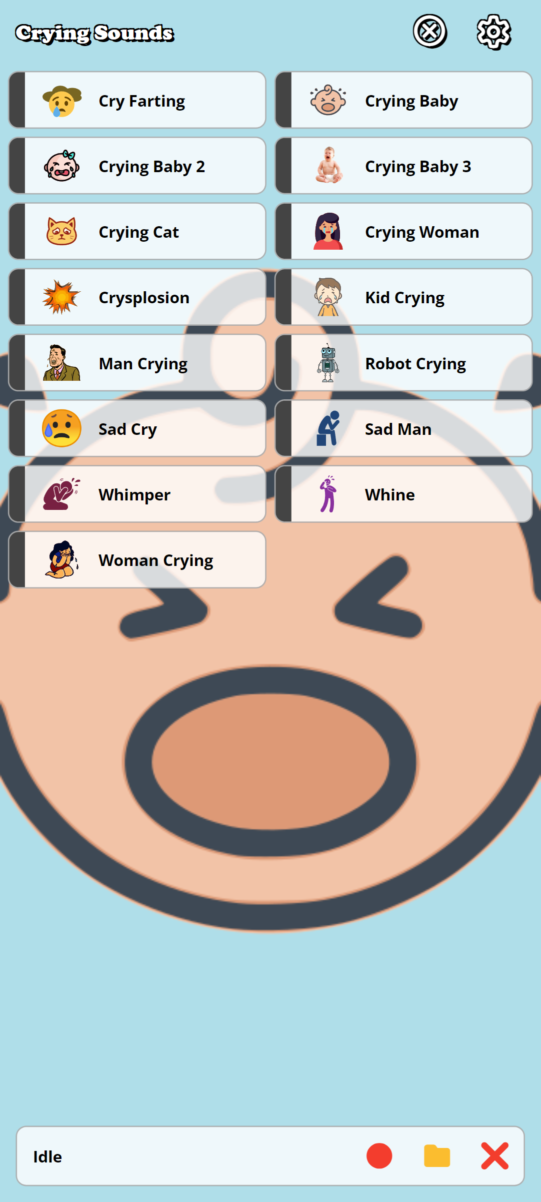 Crying Sounds screenshot